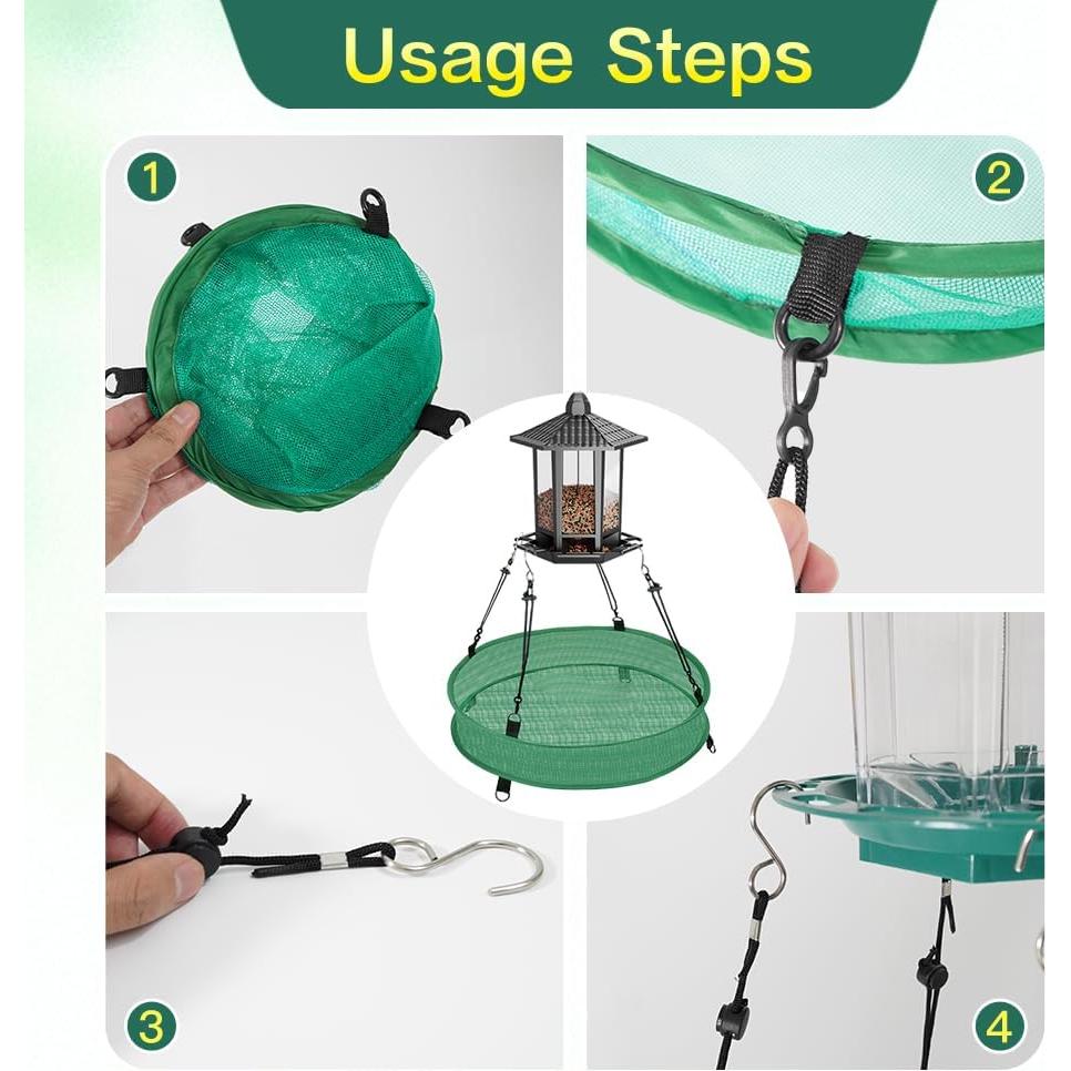 Bandeja Capturadora de Semillas YPDiXDi 50.8 cm Verde