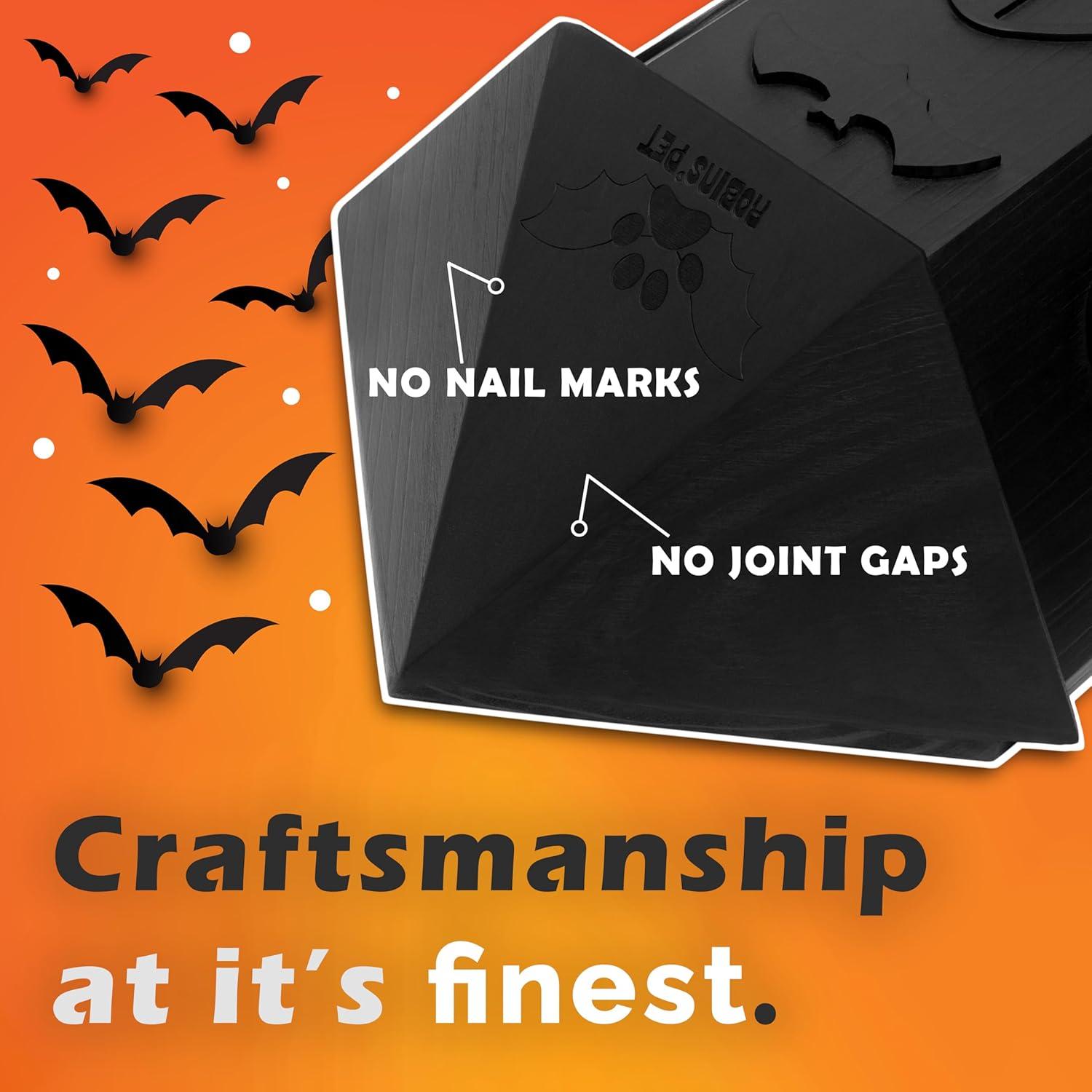 Casa para Murciélagos de Madera de Cedro Premium 40.6x25.4cm