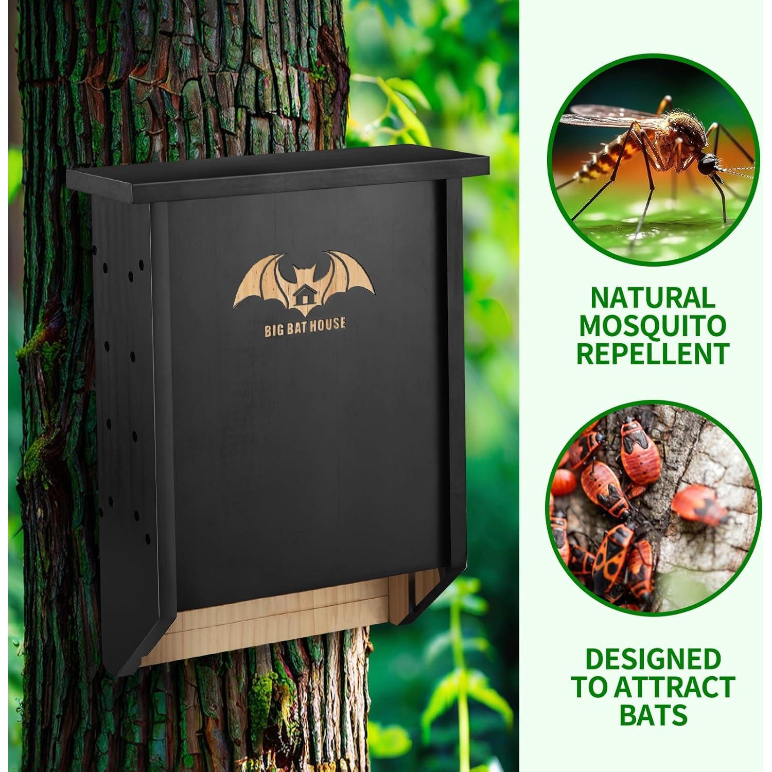 Casa de Murciélagos MINCORD Doble Cámara 10x30x38 cm