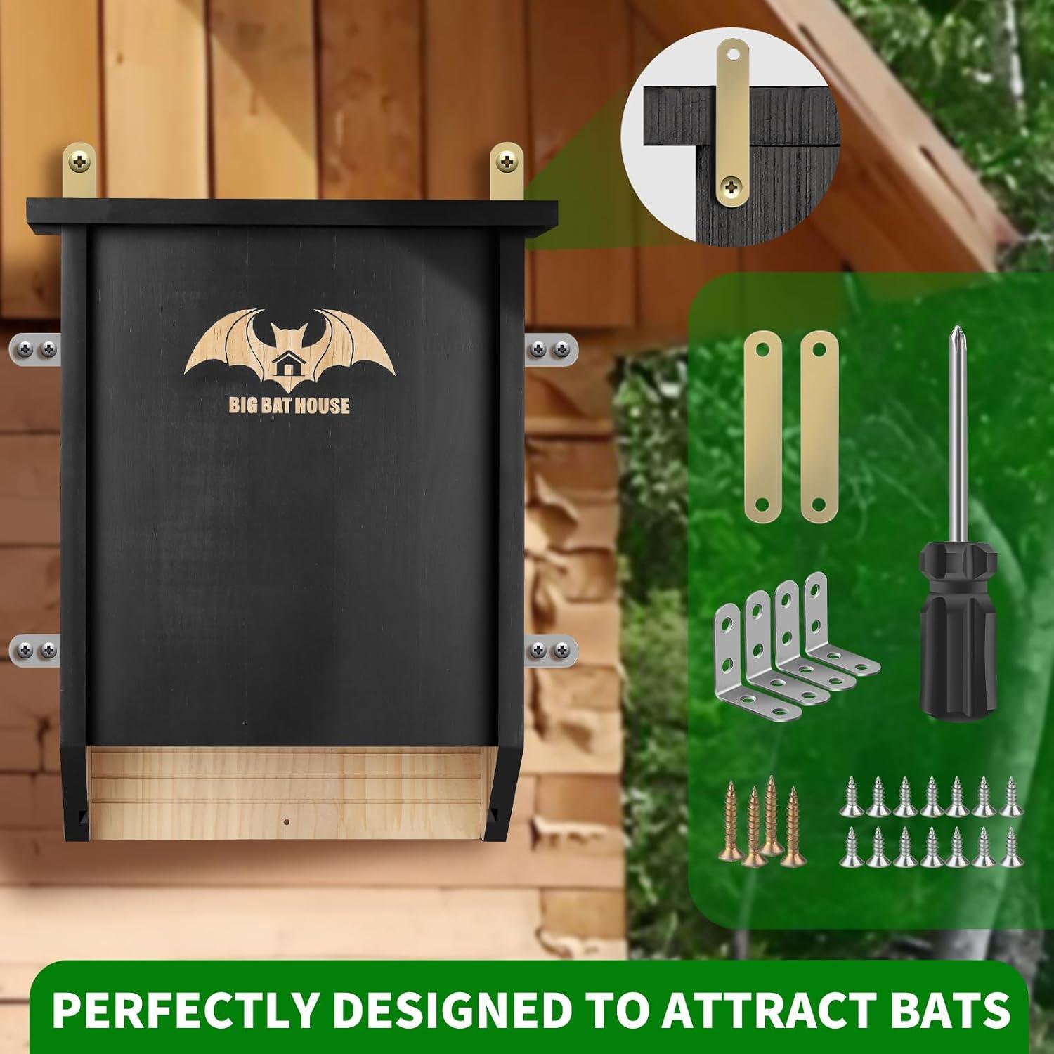 Casa de Murciélagos MINCORD Doble Cámara 10x30x38 cm