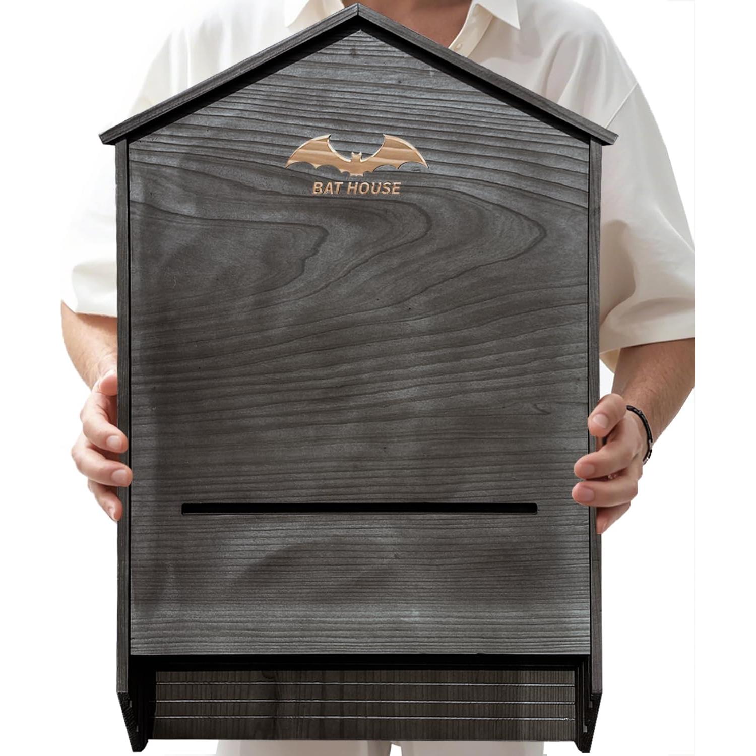 Casa para Murciélagos de Madera 3 Cámaras Ciiktopia 68.58 cm