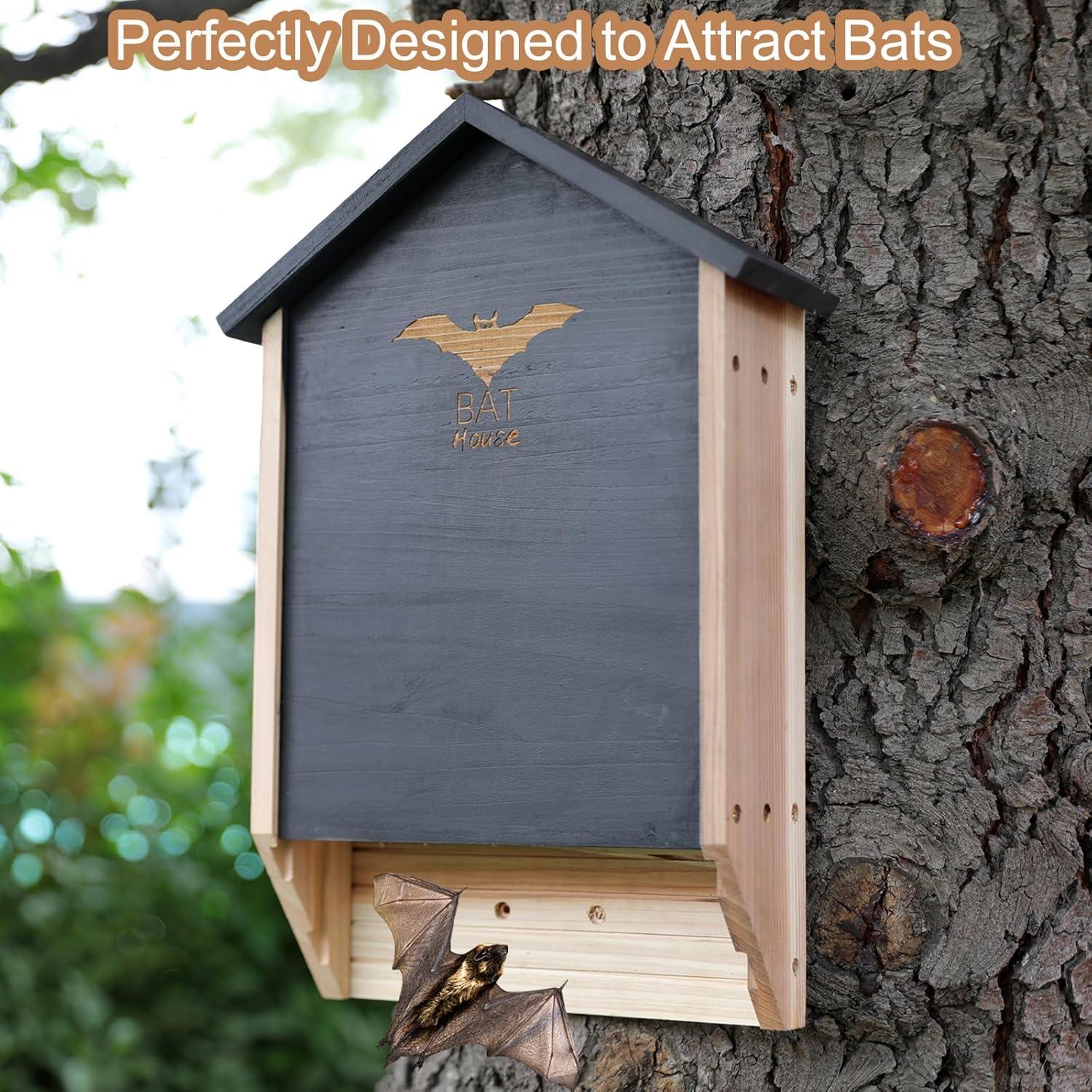 Casa para Murciélagos JINHYUMY de Madera Resistente 40.13 cm