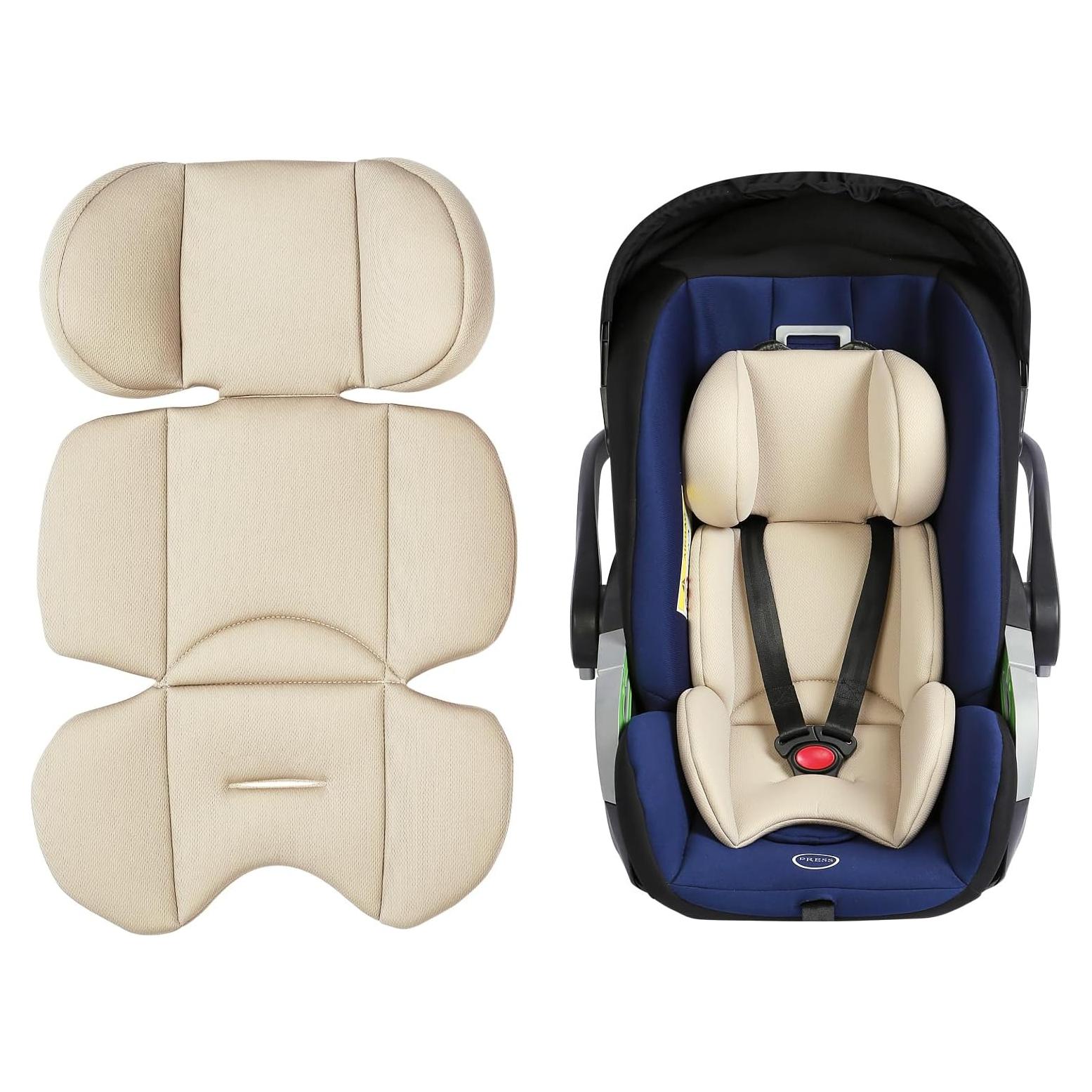 Inserto para asiento de auto DUSHARKFUN - Soporte cabeza bebé