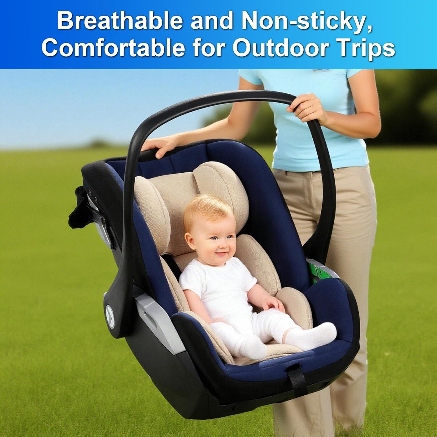 Inserto para asiento de auto DUSHARKFUN - Soporte cabeza bebé