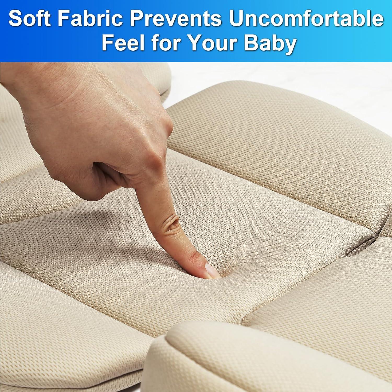 Inserto para asiento de auto DUSHARKFUN - Soporte cabeza bebé