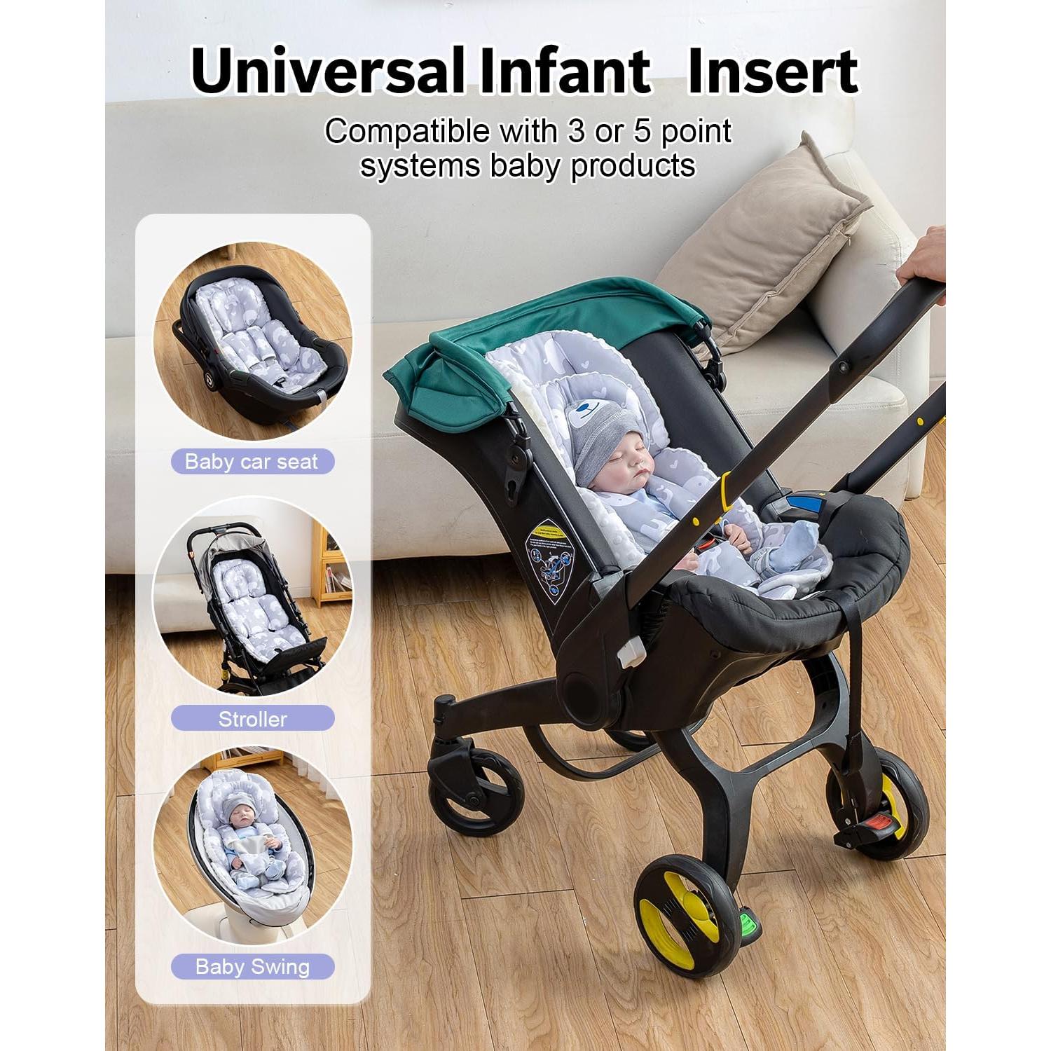 Soporte para Cabeza de Silla de Auto Bebé Kenkyo Gris