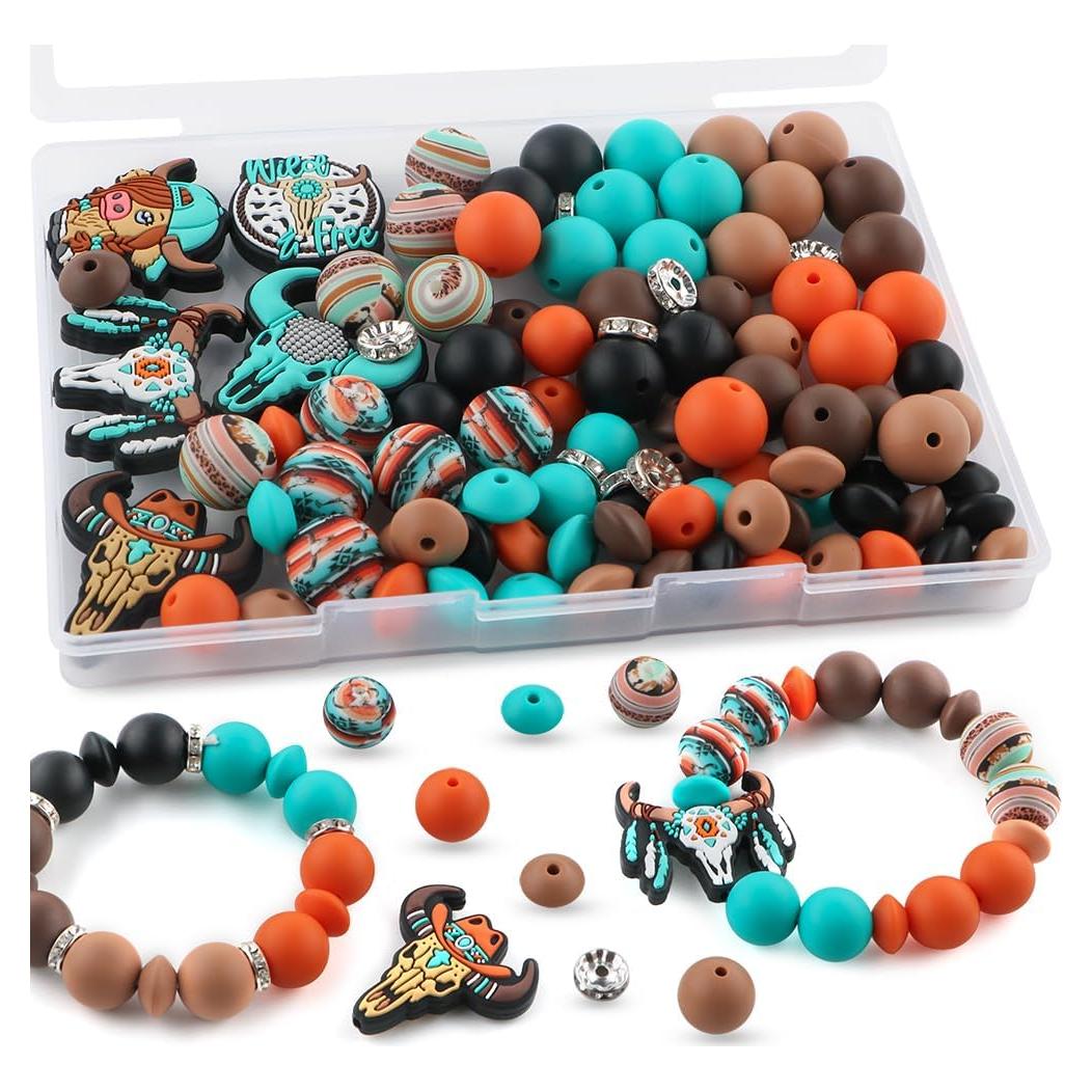 100 Piezas Perlas de Silicona Kovict Multicolor 12-15mm