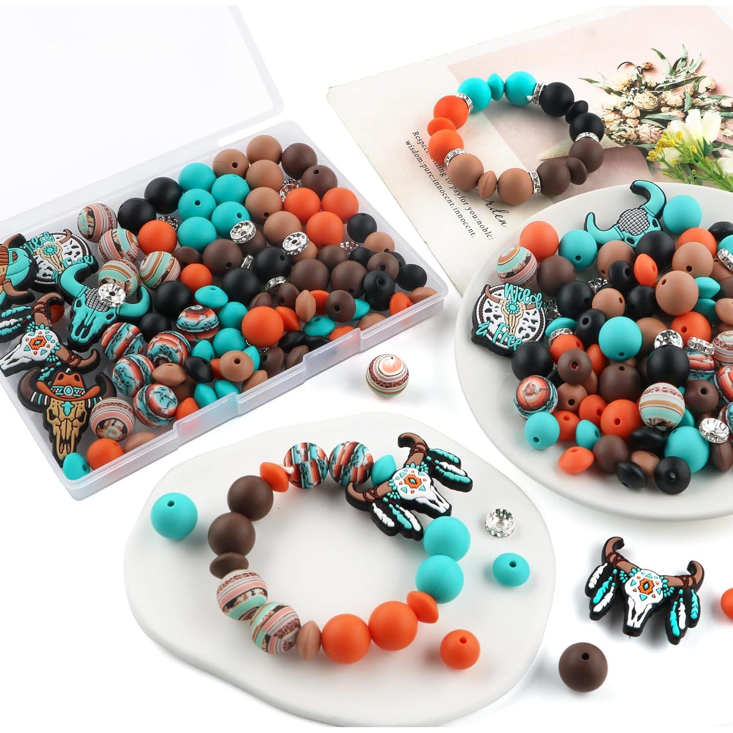 100 Piezas Perlas de Silicona Kovict Multicolor 12-15mm