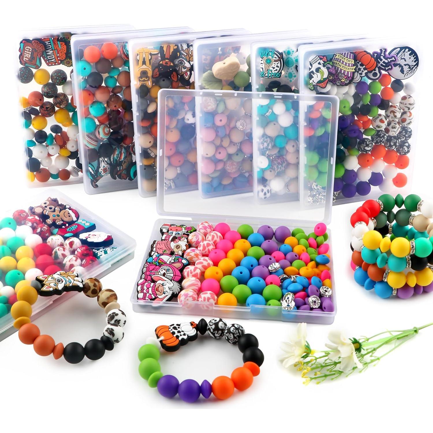 100 Piezas Perlas de Silicona Kovict Multicolor 12-15mm