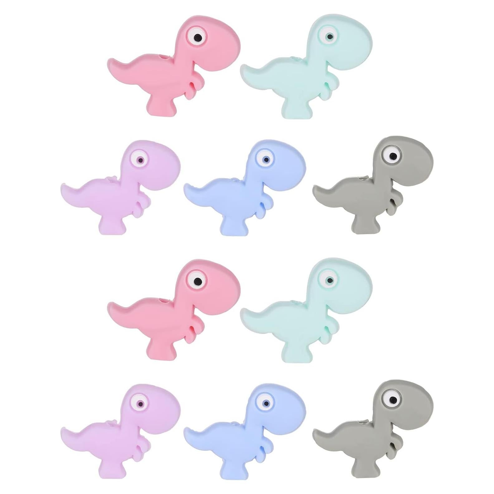 10 Perlas de Silicona de Animales WEWAYSMILE para Manualidades