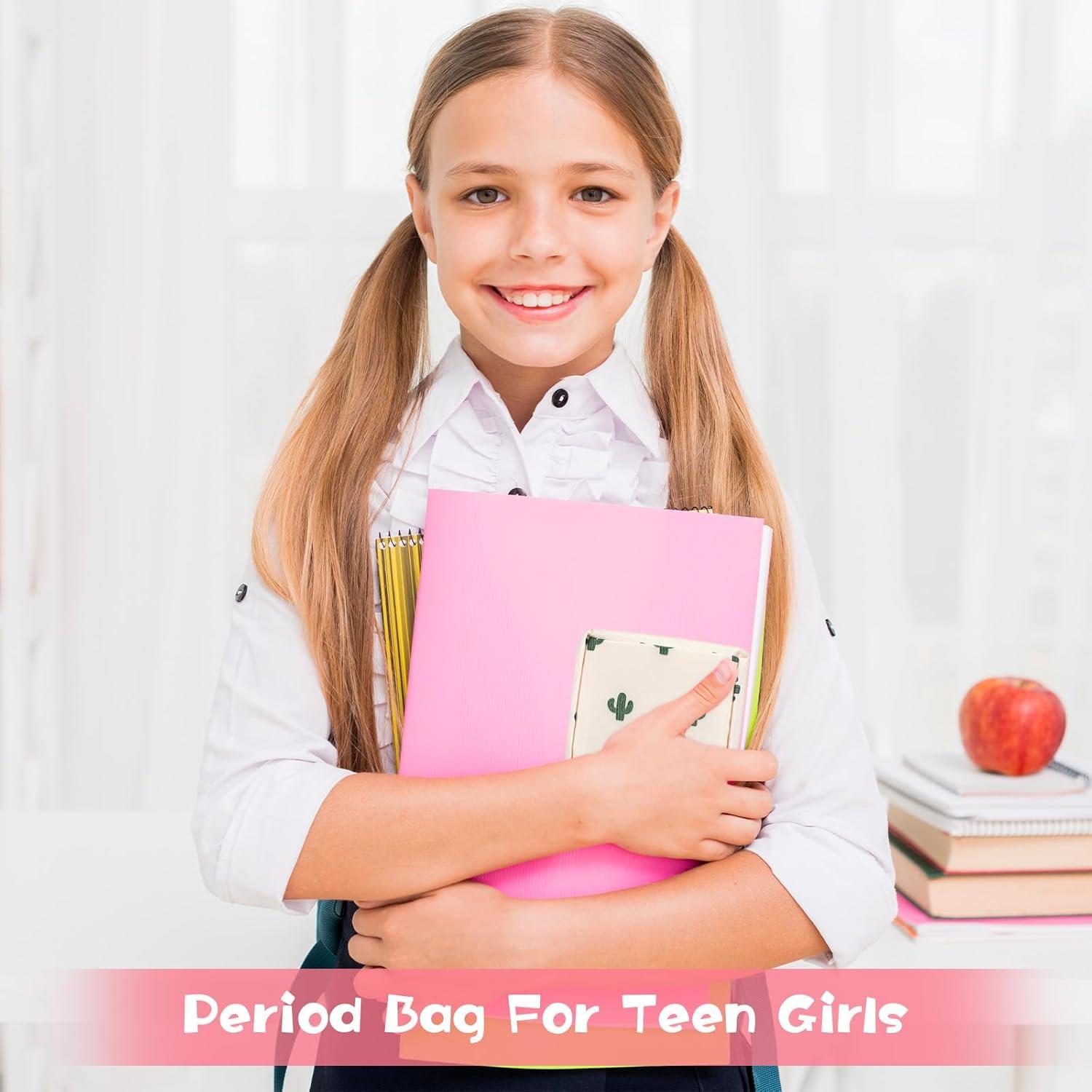 4 Bolsas Menstruales Gsbnjuy con Cremallera - Almacenamiento Femenino