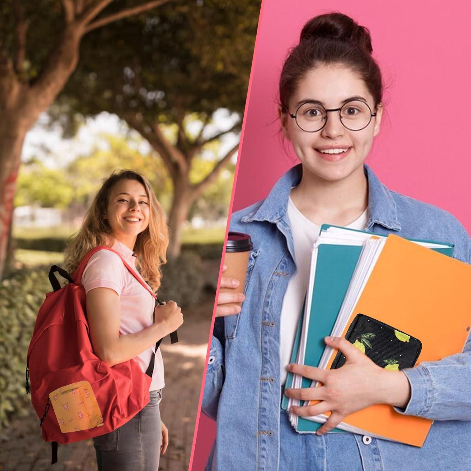 4 Bolsas Menstruales Gsbnjuy con Cremallera - Almacenamiento Femenino