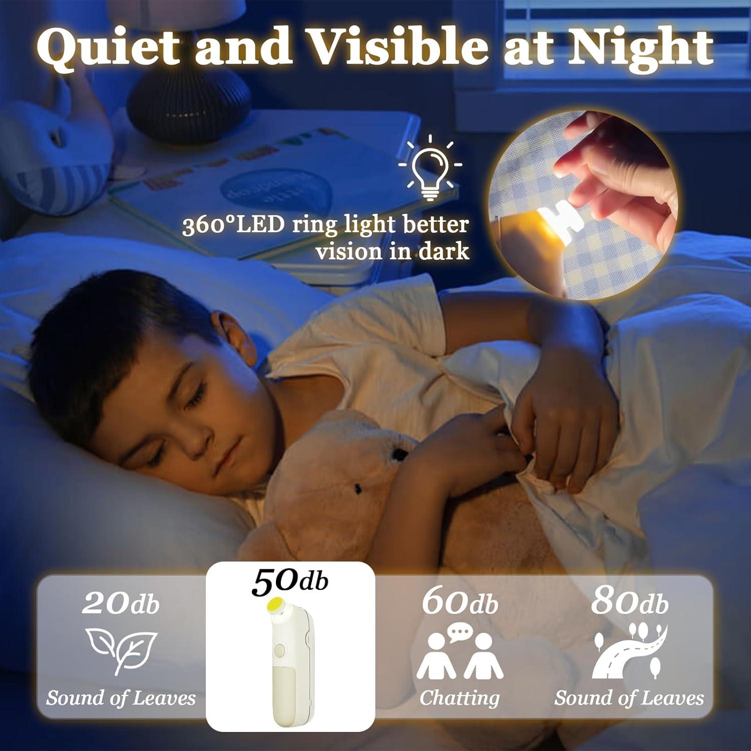 Cortador de Uñas Eléctrico WAAYAA para Bebés 2 Velocidades