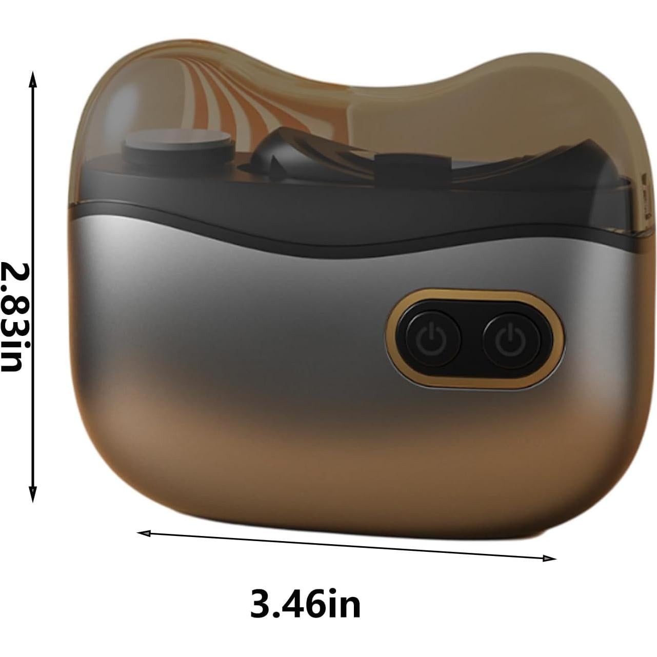 Cortador de Uñas Eléctrico Recargable PINjiaju 2-en-1 con Luz LED