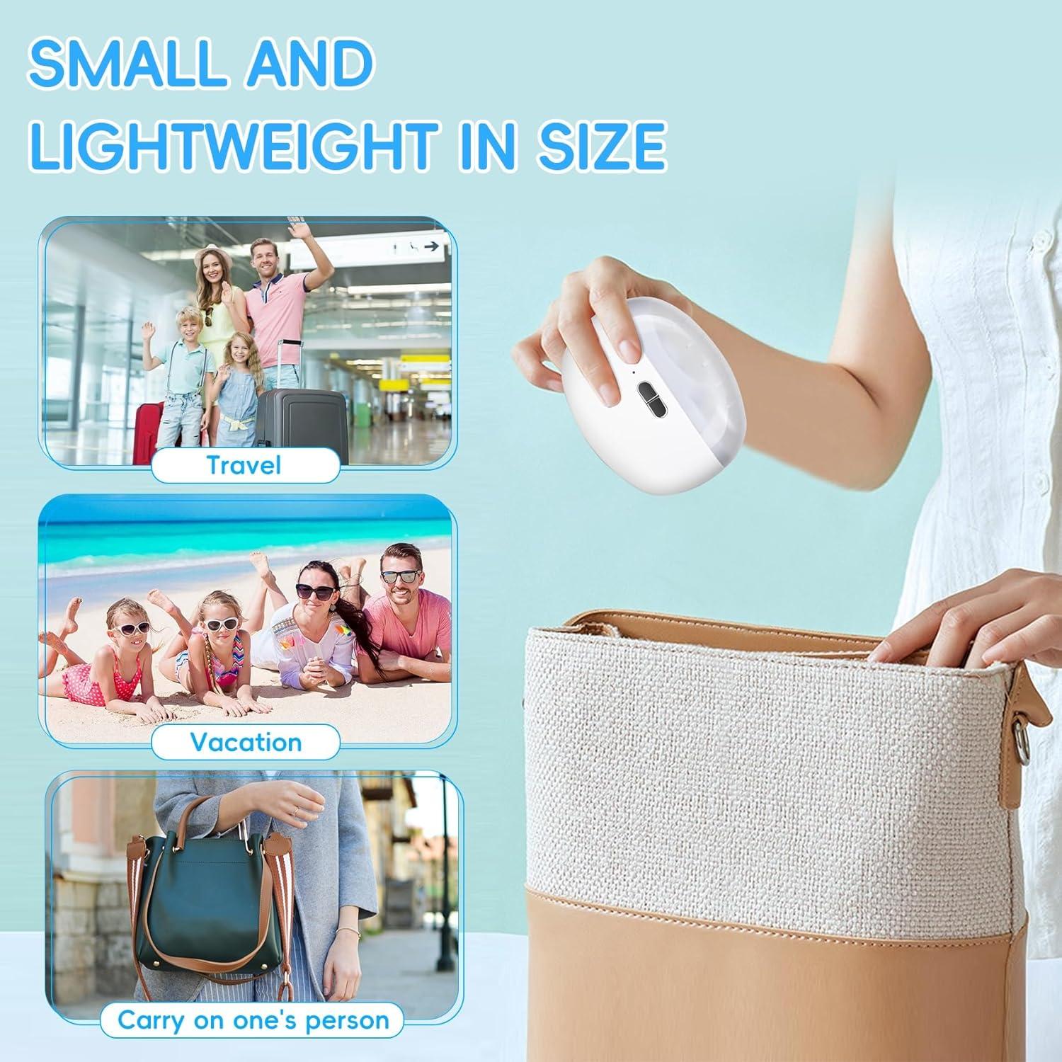 Cortador de Uñas Eléctrico 2 en 1 CCDobbs, USB, LED, Blanco