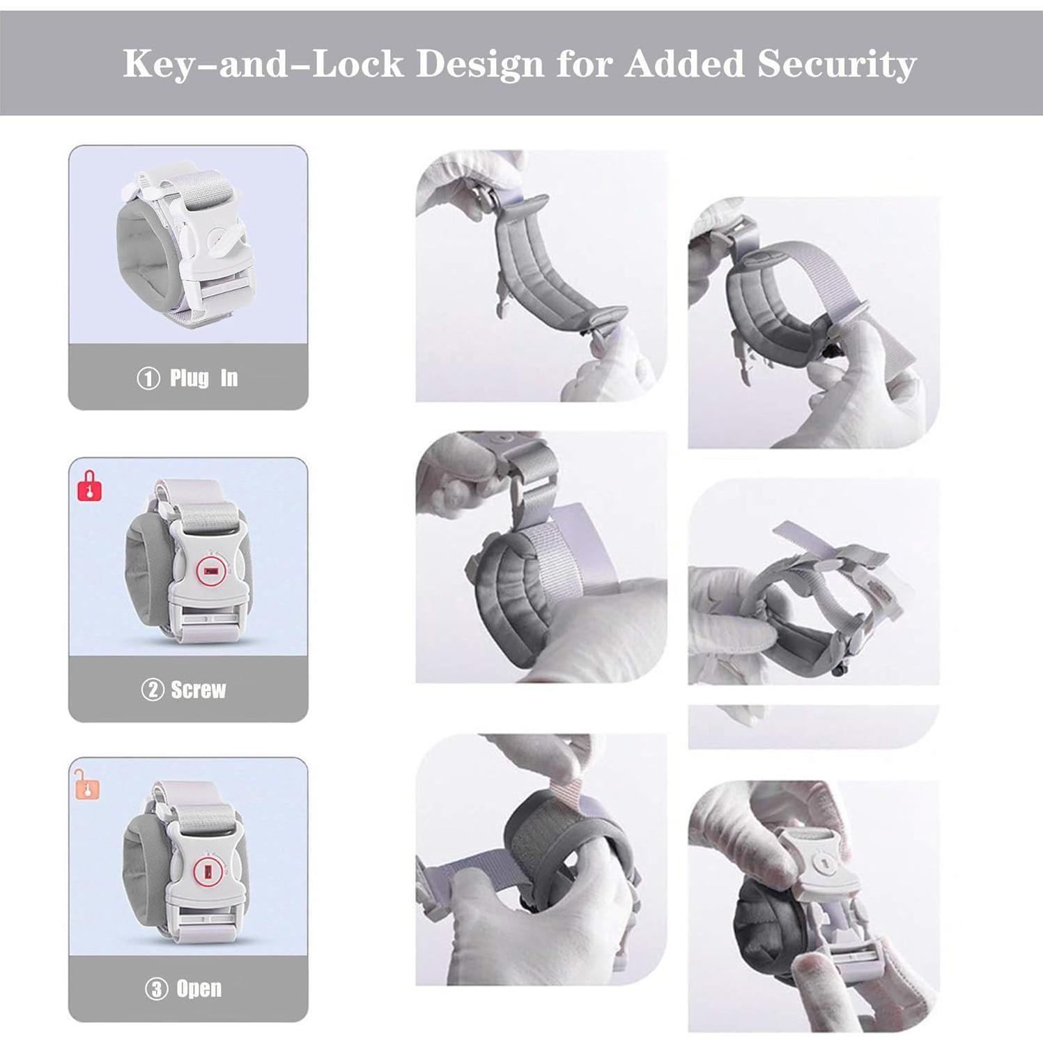 Arnés de Seguridad para Niños Dream Lin 2m Correa Negra