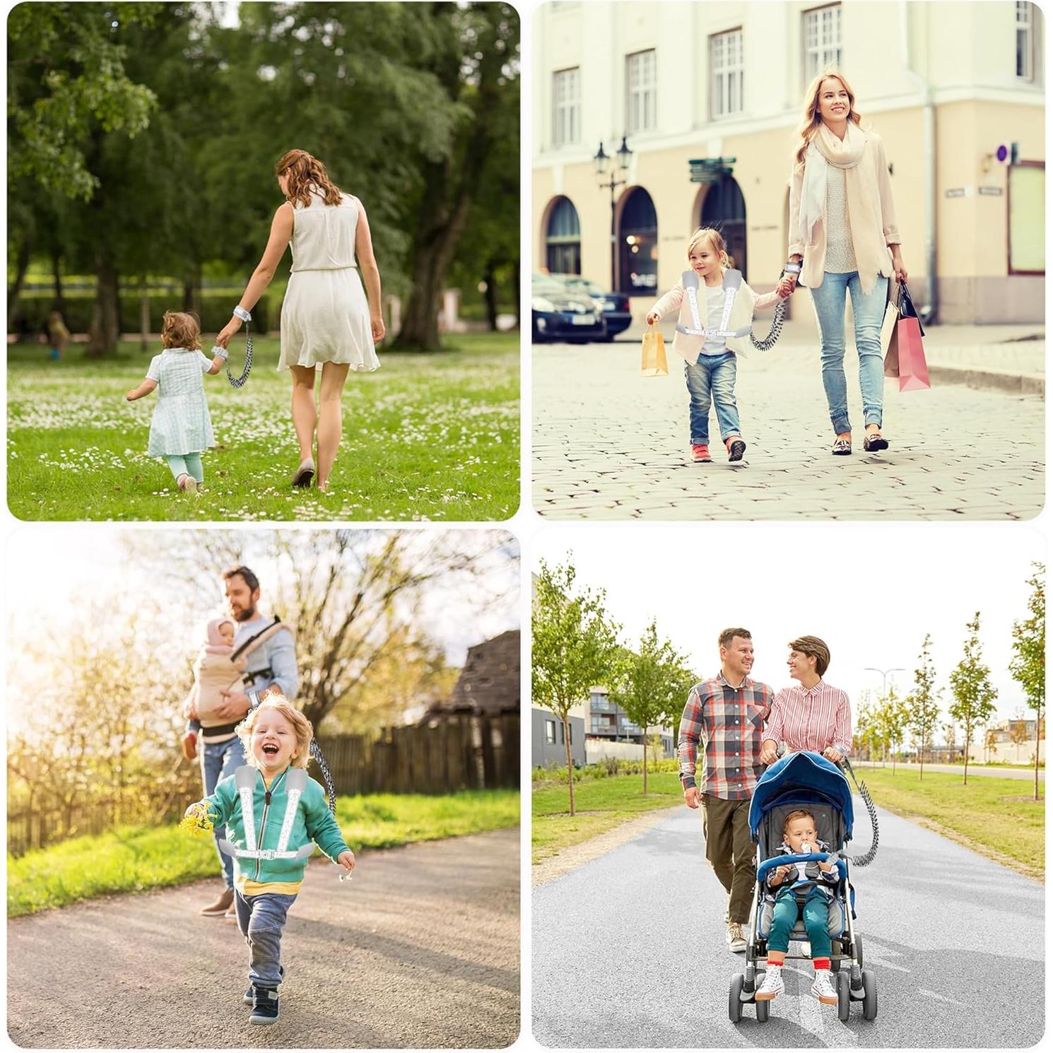 Arnés de Seguridad para Niños Dream Lin 2m Correa Negra