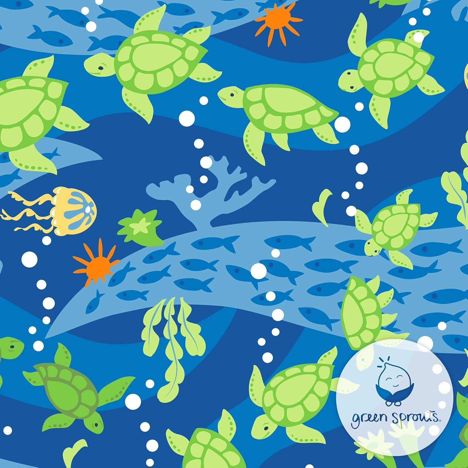 Pañal de Natación Reutilizable Green Sprouts 24 Meses Rayas Rosa