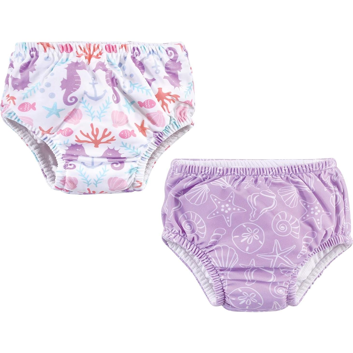 Pañales de Natación Hudson Baby Unisex 6-12 Meses Conchas Marinas