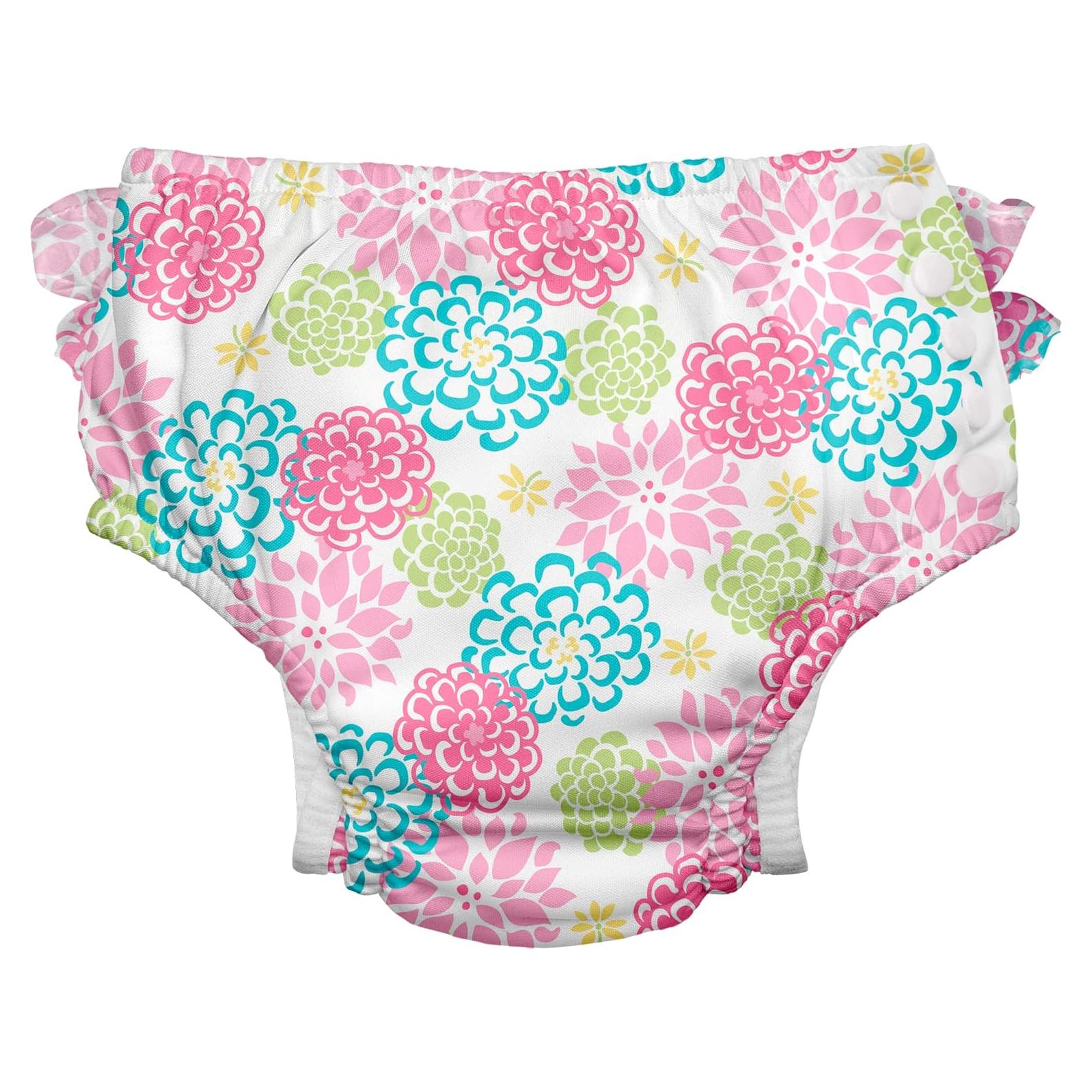 Pañal de Baño Reutilizable i play. 12 Meses Blanco Zinnia