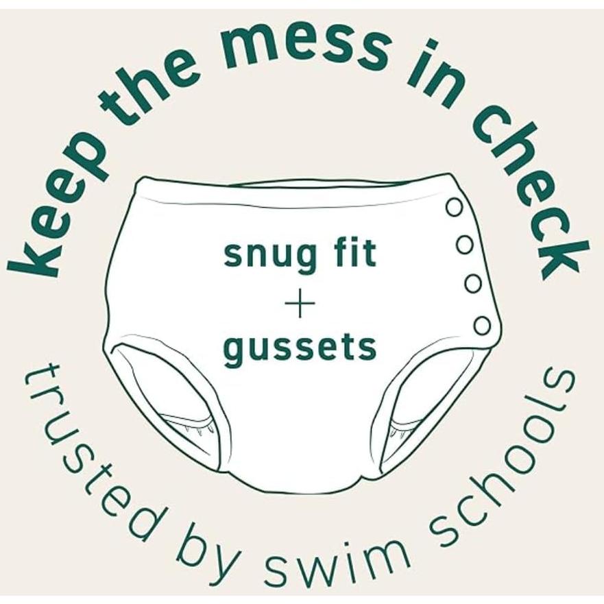 Pañal de Baño Reutilizable i play. 12 Meses Blanco Zinnia