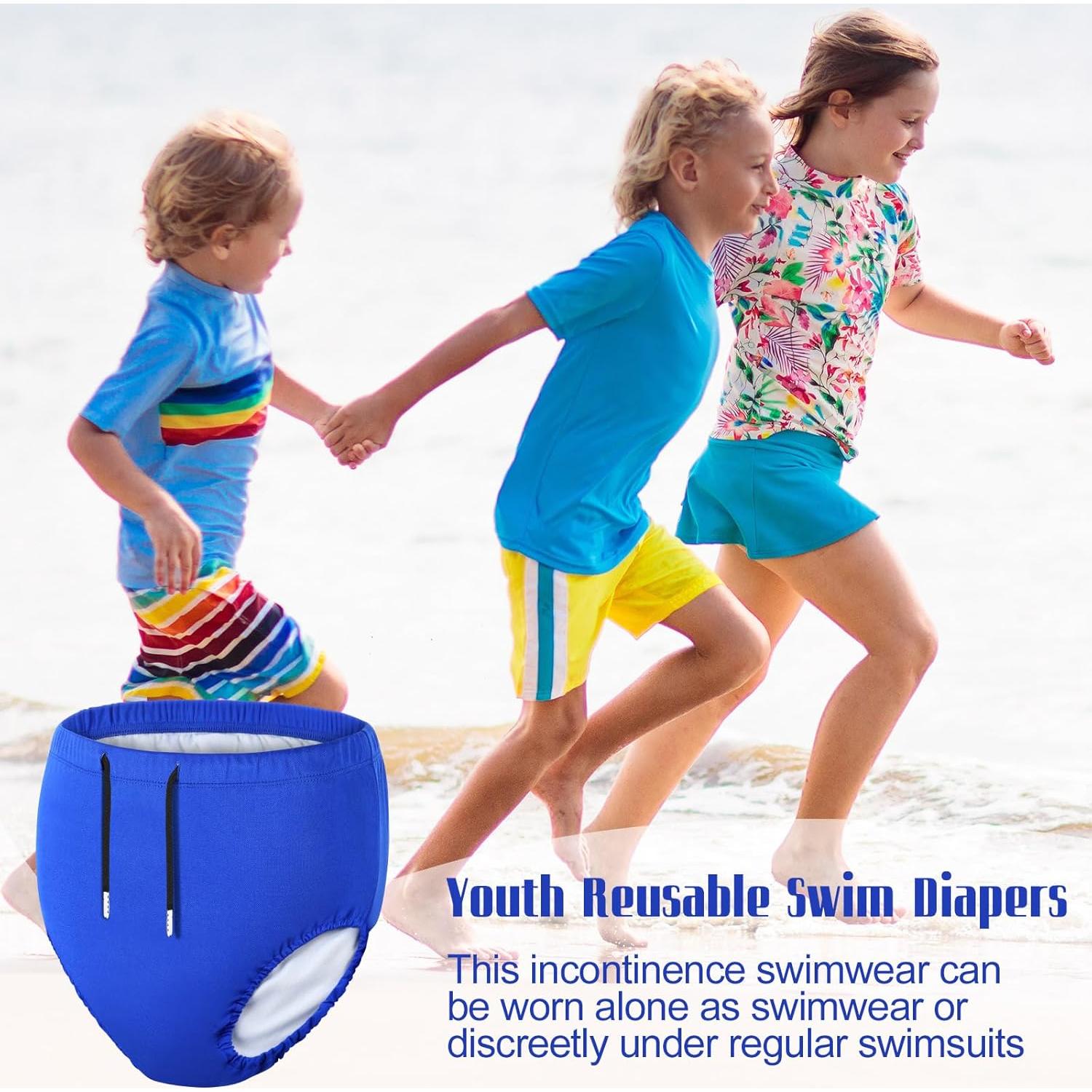 Pañal de Natación Reutilizable Glitopper 5-8 Años Unisex