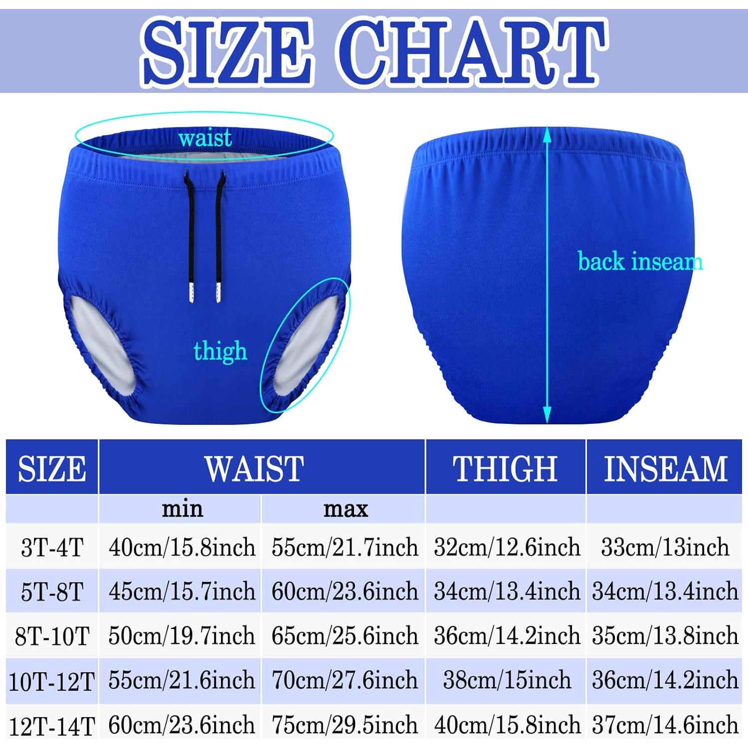 Pañal de Natación Reutilizable Glitopper 5-8 Años Unisex