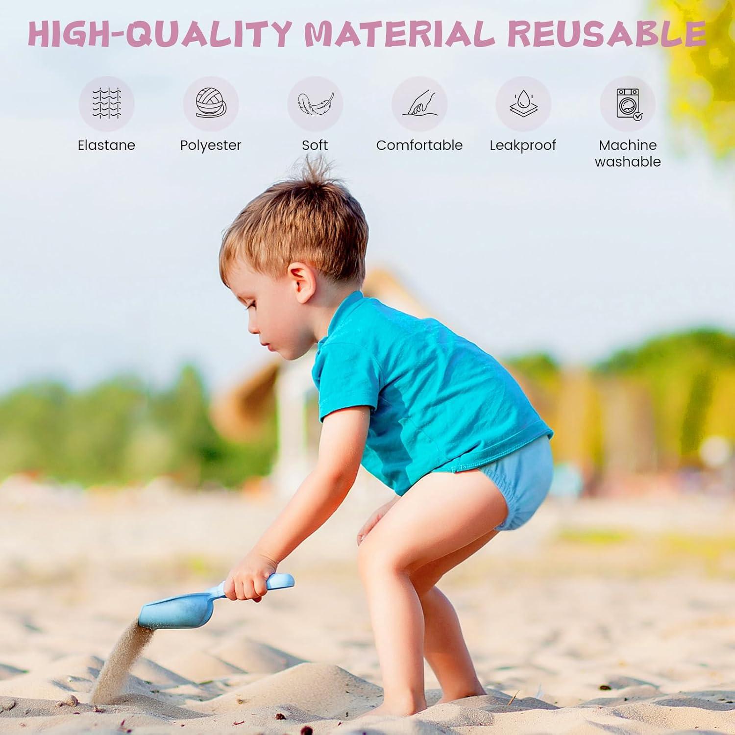 Pañales de Natación Heccei Rosa 24-36 Meses