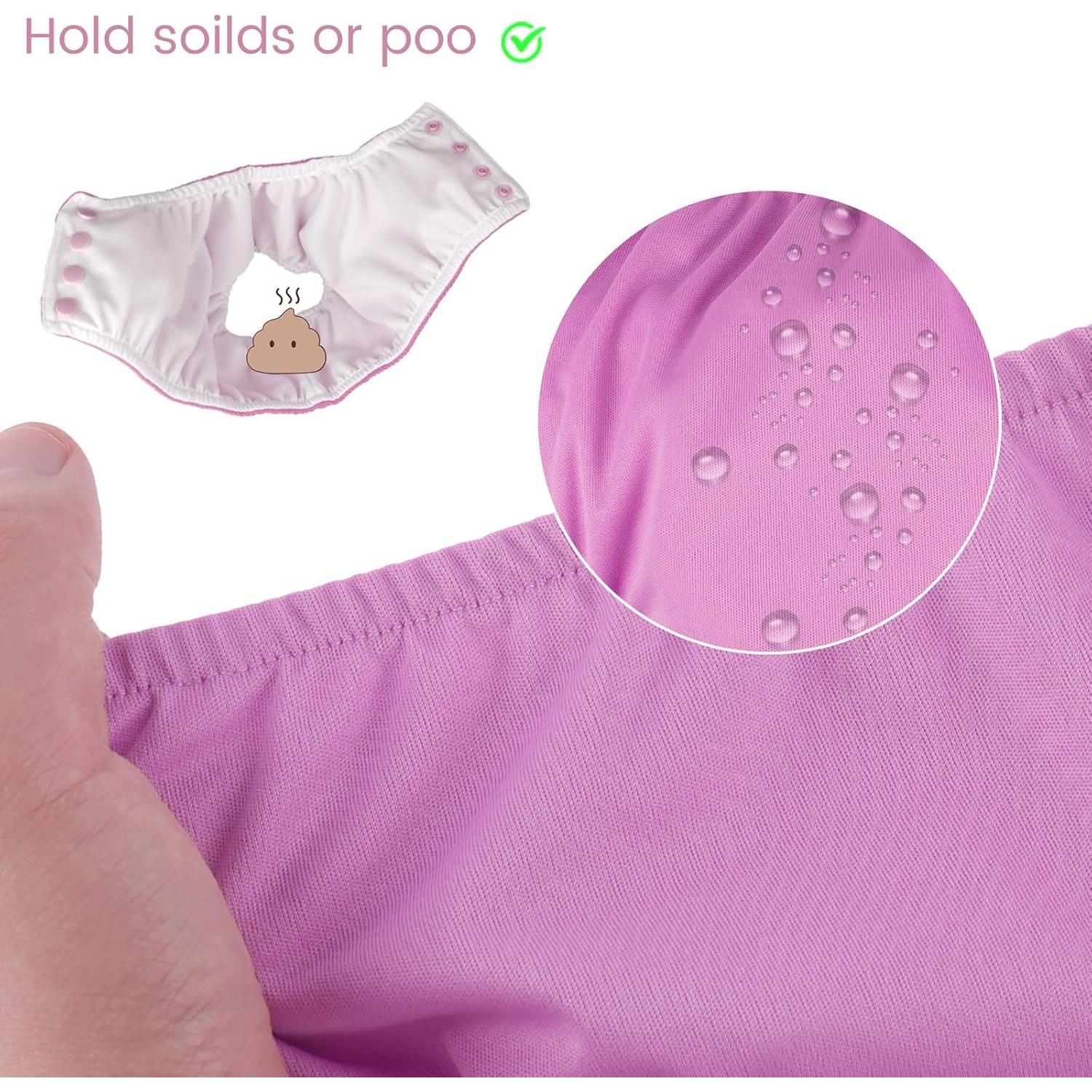 Pañales de Natación Heccei Rosa 24-36 Meses