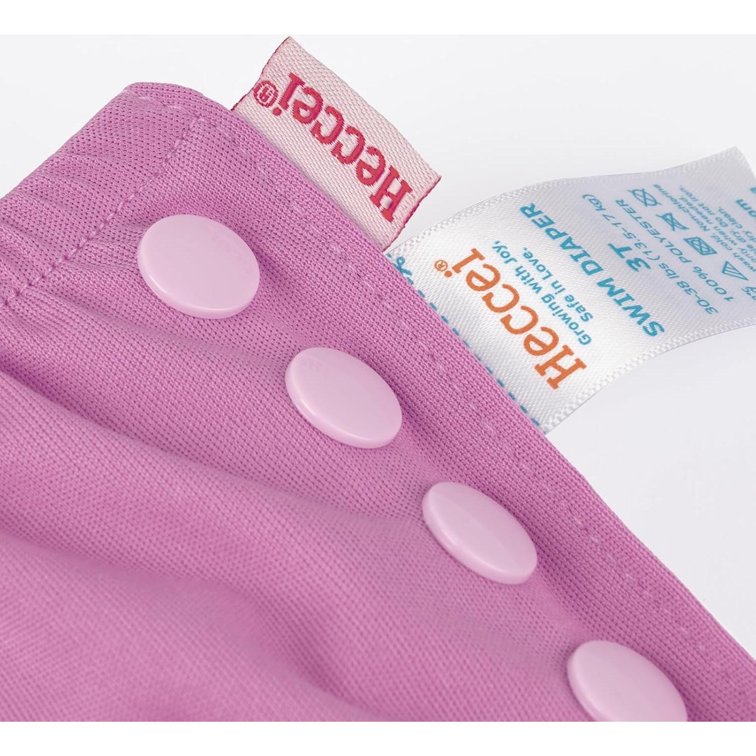 Pañales de Natación Heccei Rosa 24-36 Meses