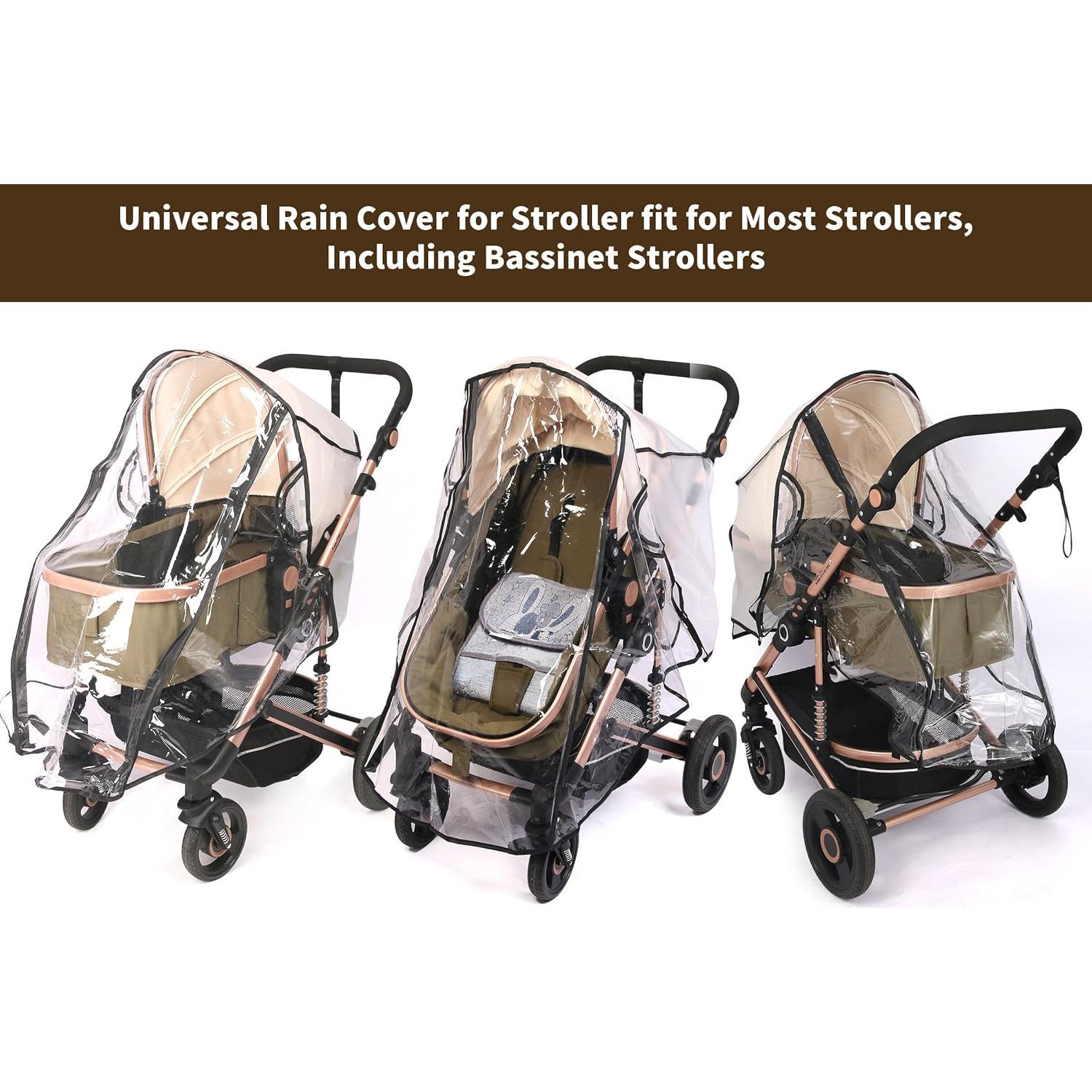 Cubierta de Lluvia Universal UQBEUQ para Carritos Estándar 101x51cm