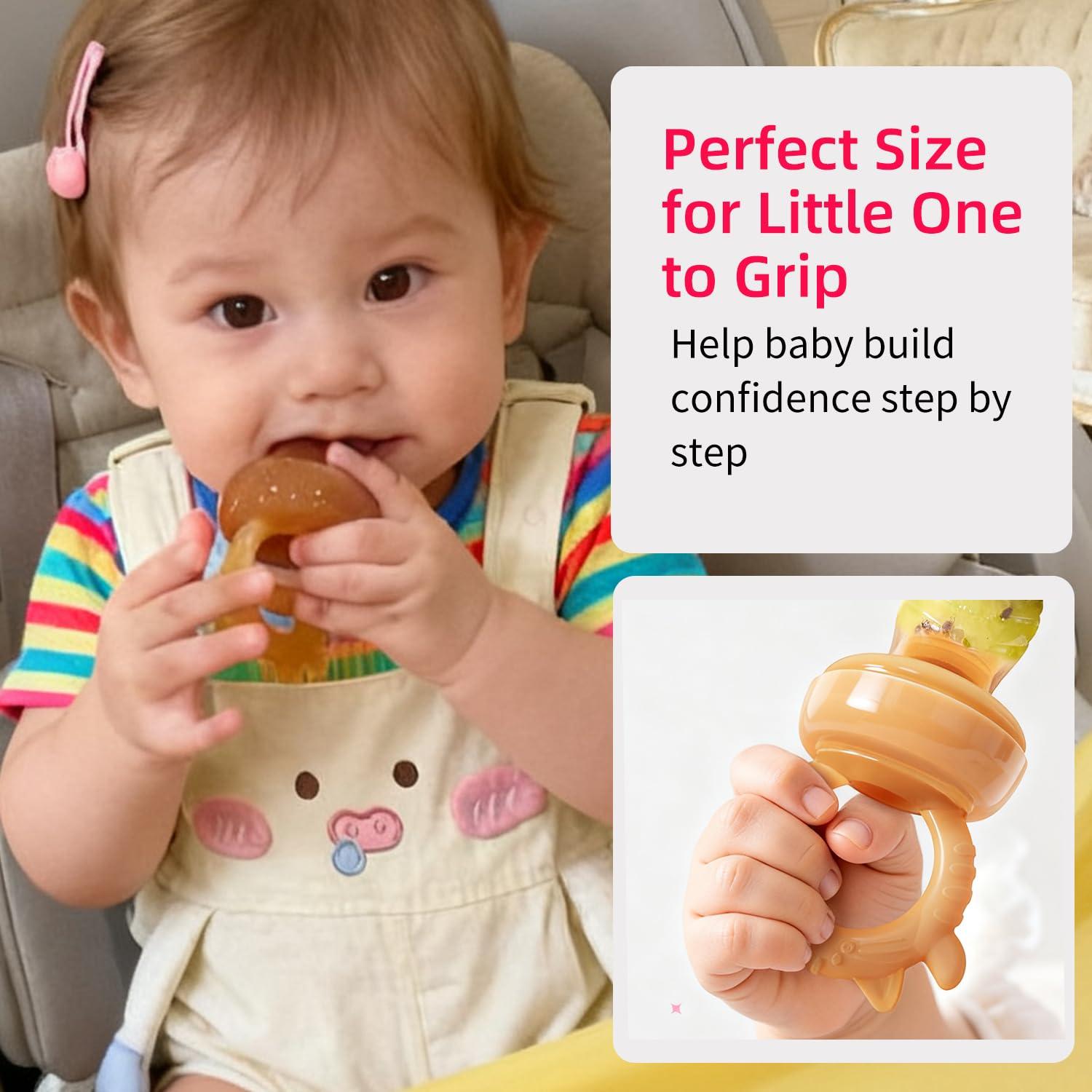 Alimentador de Frutas para Bebés Wishbird BF - Silicona BPA Free