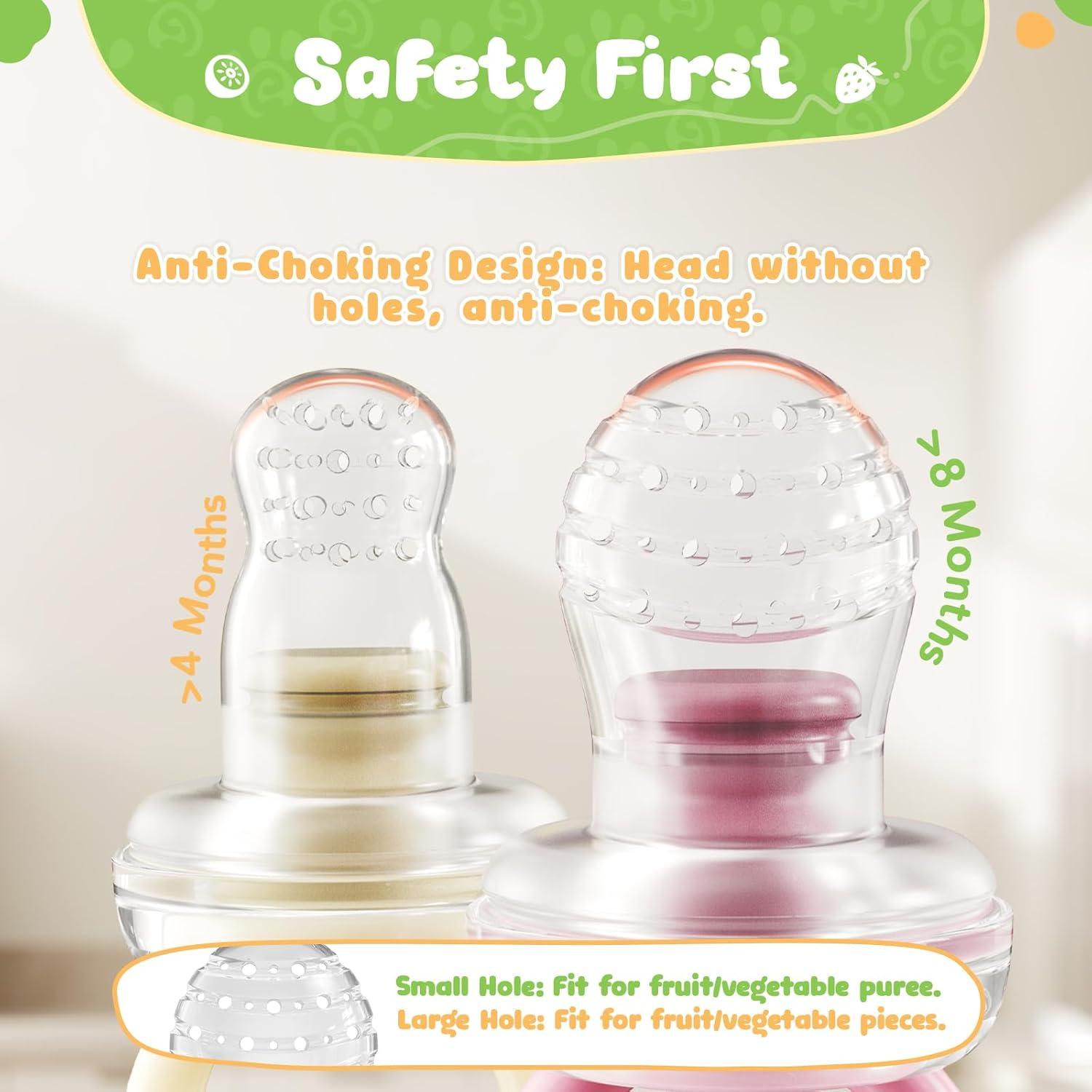 Combo Alimentador de Frutas Bear Baby + Bandeja Congelador