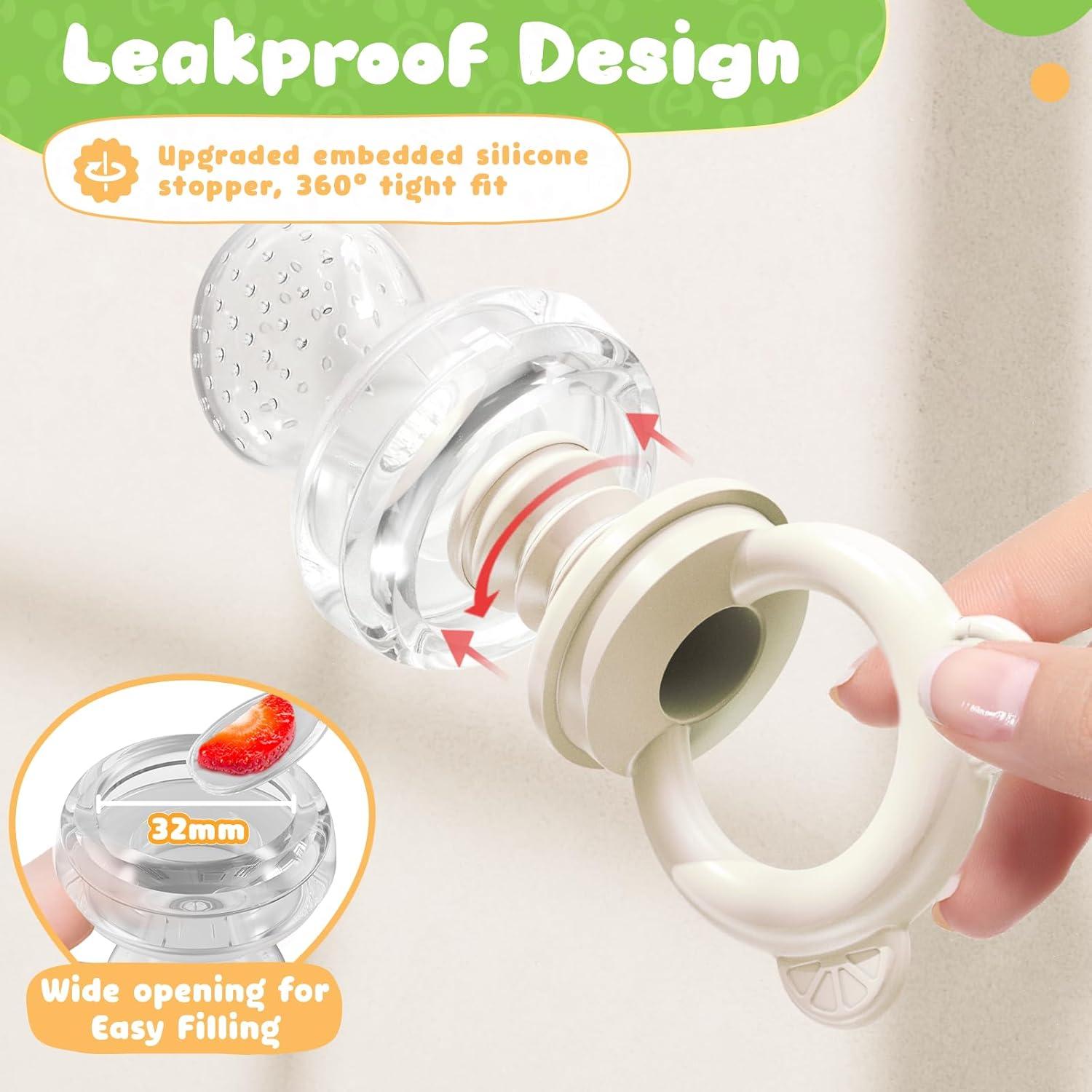 Combo Alimentador de Frutas Bear Baby + Bandeja Congelador