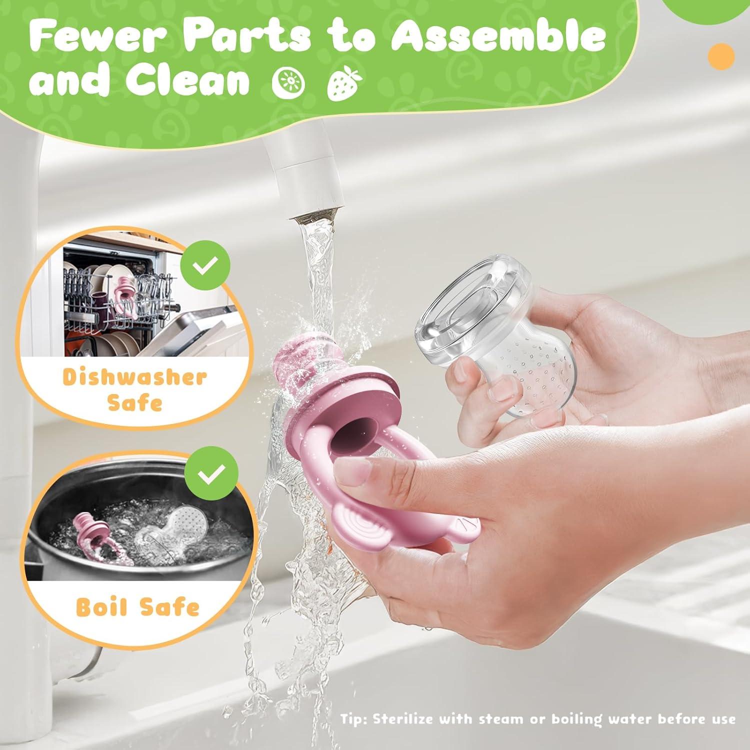 Combo Alimentador de Frutas Bear Baby + Bandeja Congelador