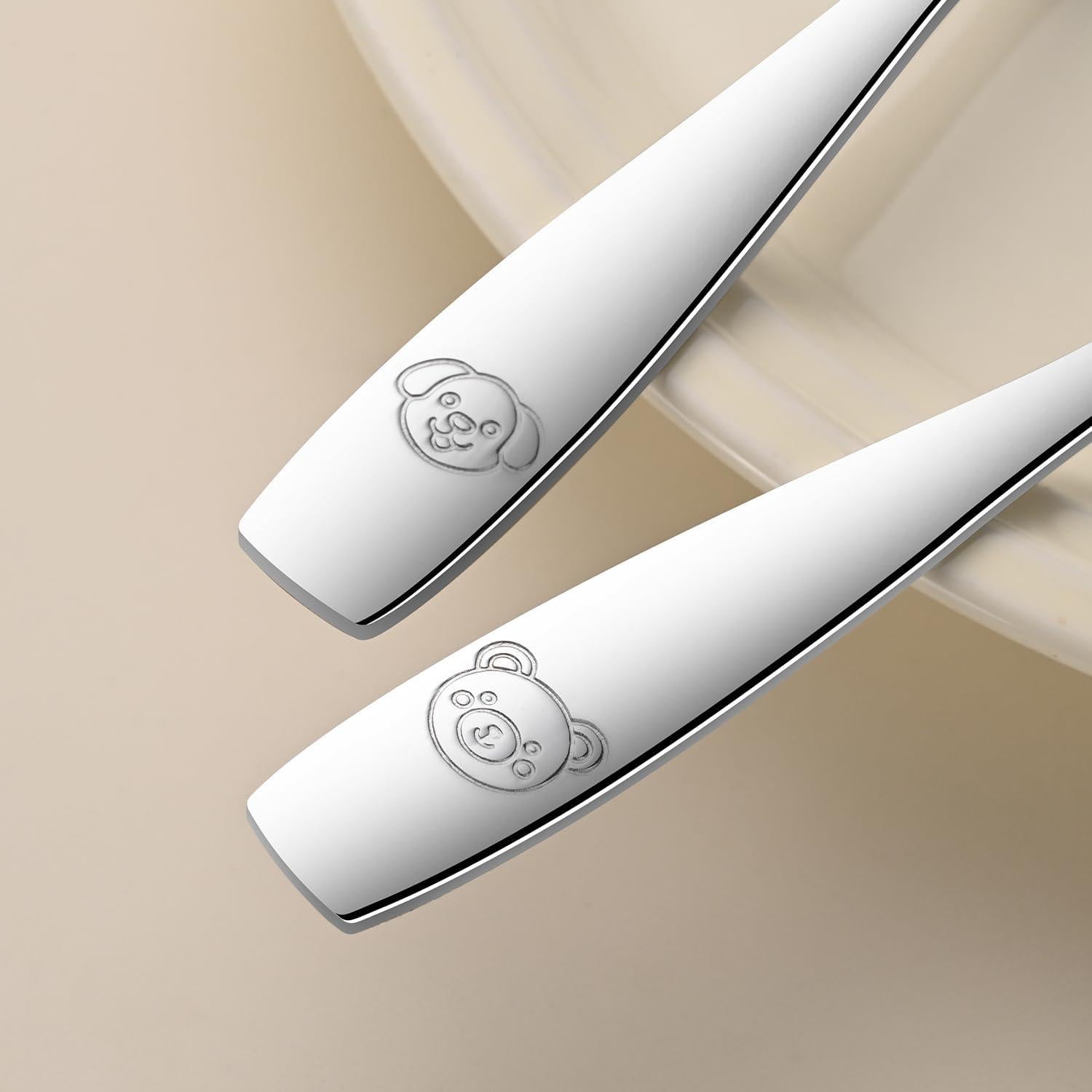 Juego de Cubiertos para Niños Dehov - 12 Piezas Acero Inoxidable