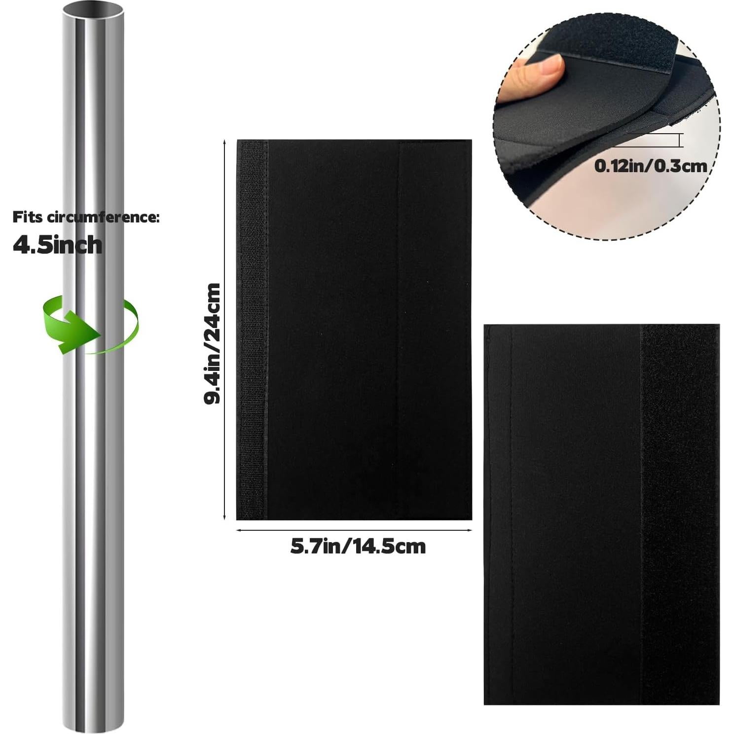 Cubierta de Manija de Puerta Rainmae 2 PCS Neopreno Antideslizante