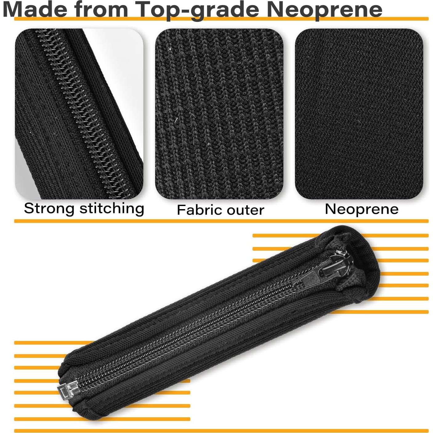 Funda de Manija de Puerta de Granero Aucuqu - Neopreno Negro