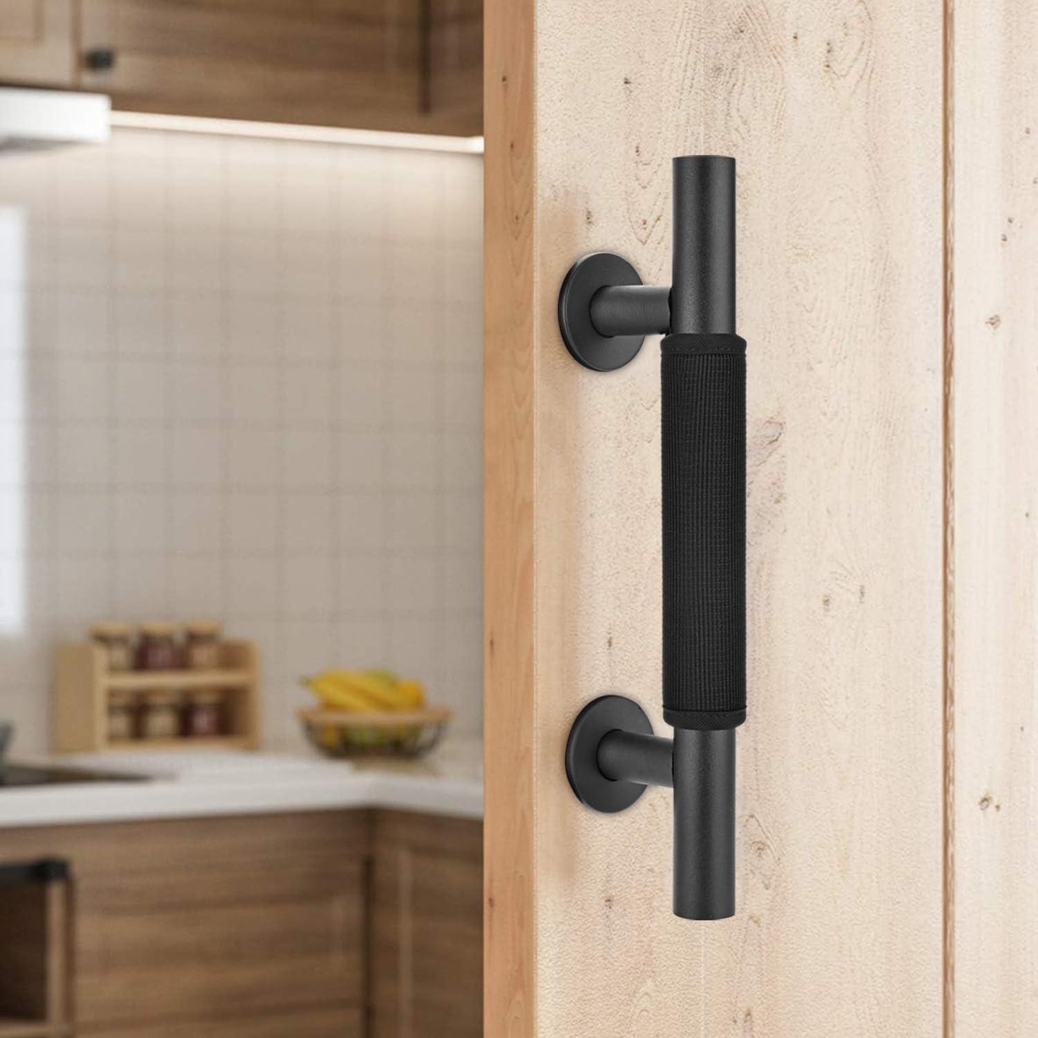 Funda de Manija de Puerta de Granero Aucuqu - Neopreno Negro