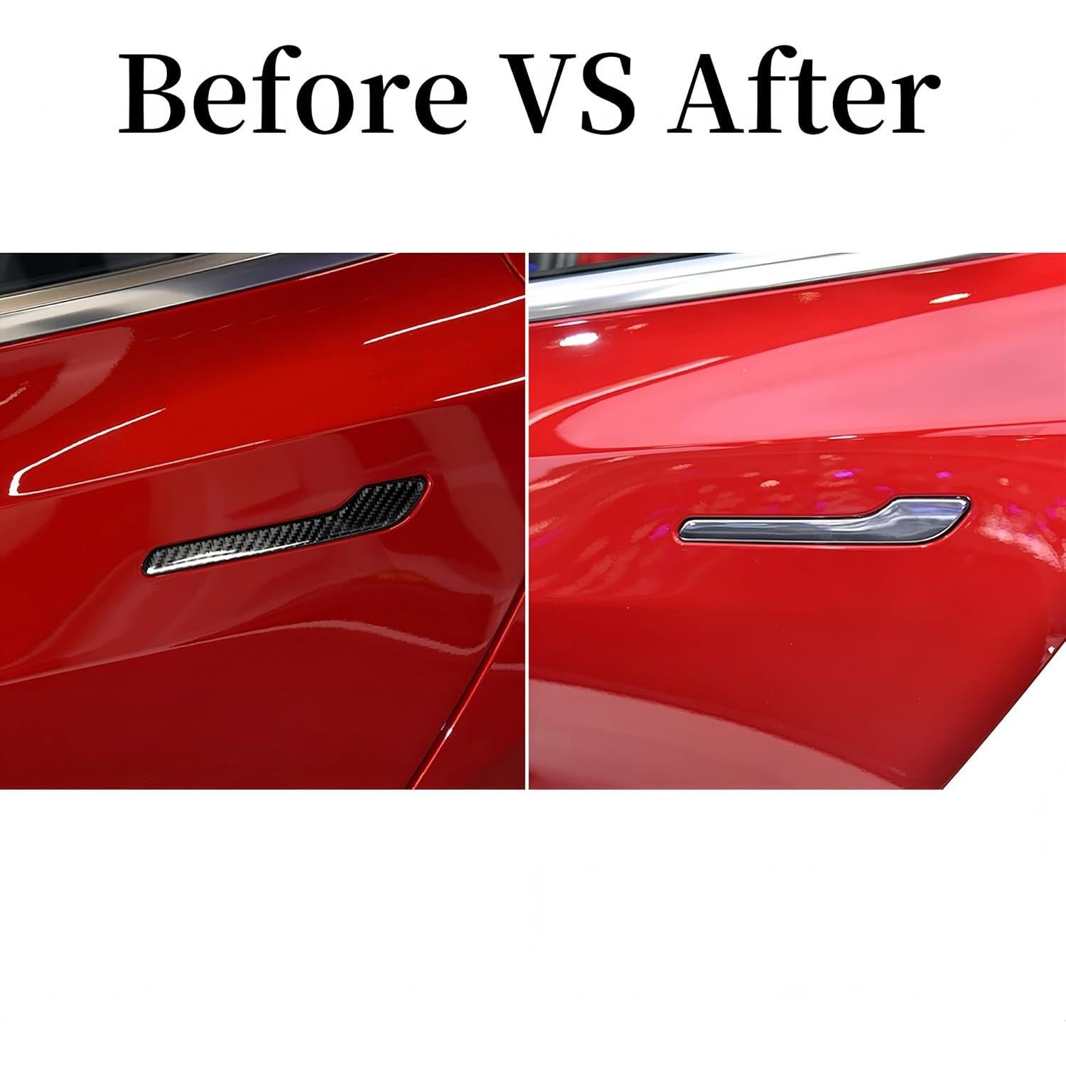 Cubiertas de Manijas de Puerta Frani para Tesla Model 3/Y 2024-2026