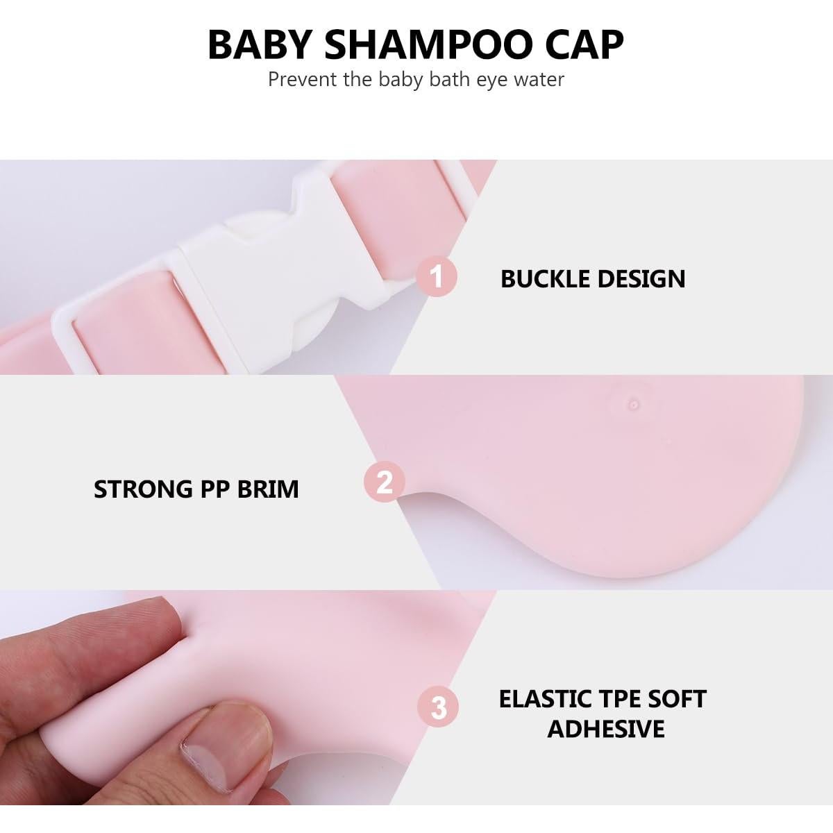 Gorro de Ducha FRCOLOR Rosa Ajustable 26x24.5cm