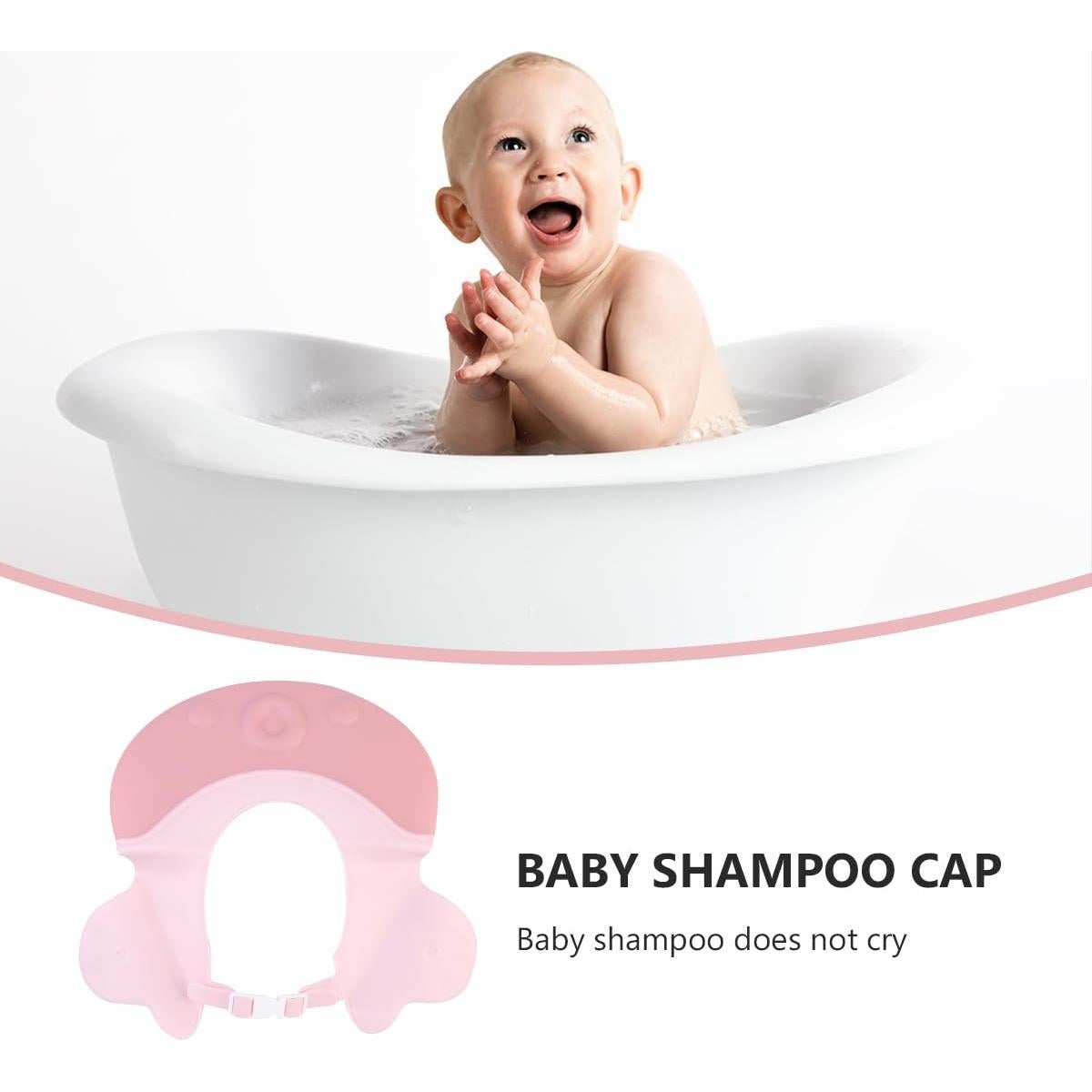 Gorro de Ducha FRCOLOR Rosa Ajustable 26x24.5cm