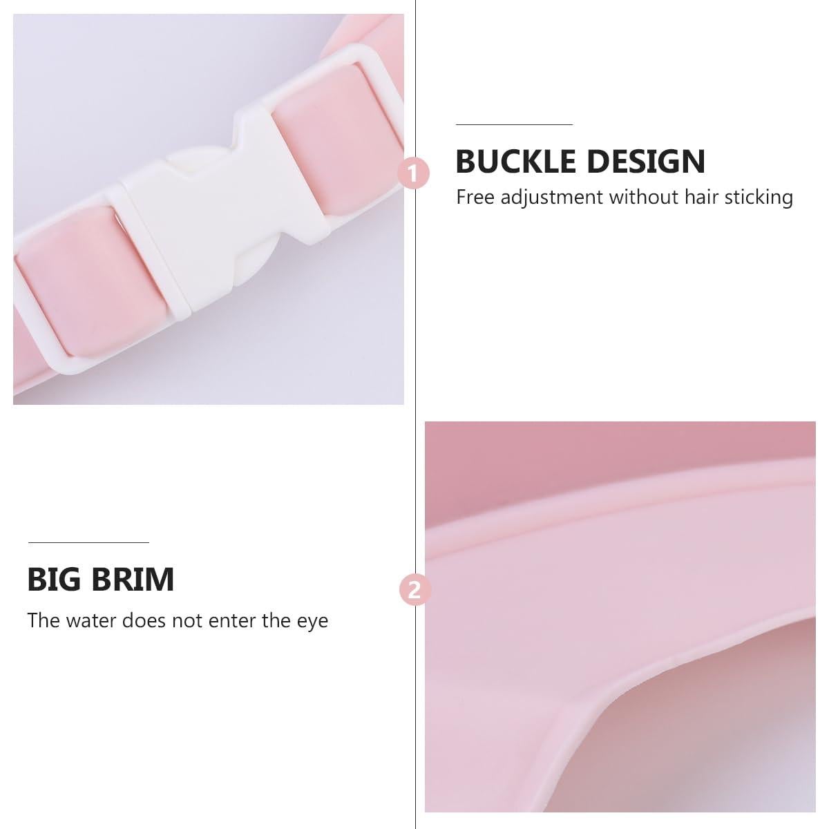 Gorro de Ducha FRCOLOR Rosa Ajustable 26x24.5cm