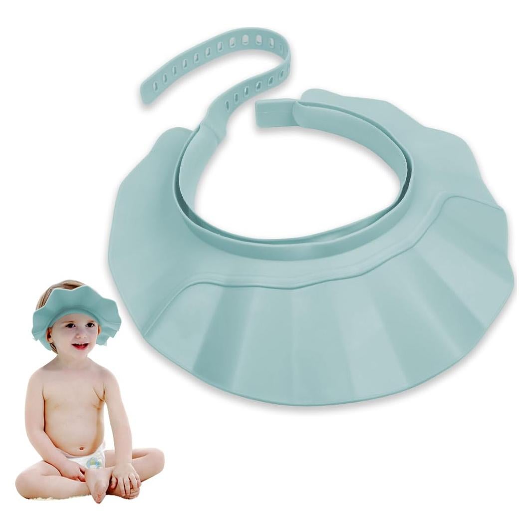 Gorro de Ducha para Bebé ewinever Ajustable Azul 40-60 cm