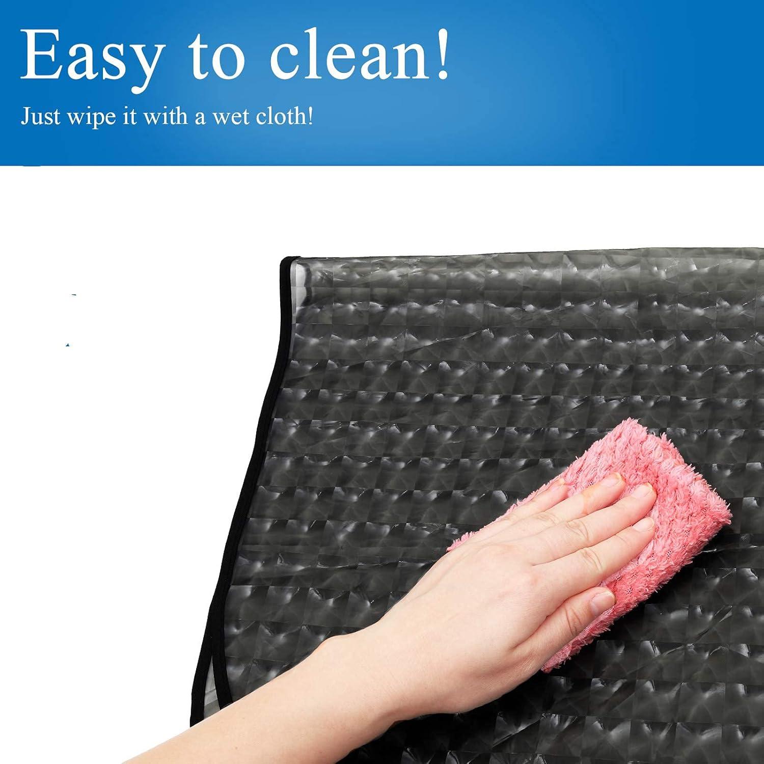 Capa de salón a prueba de agua YELEGAI 76x84 cm negra