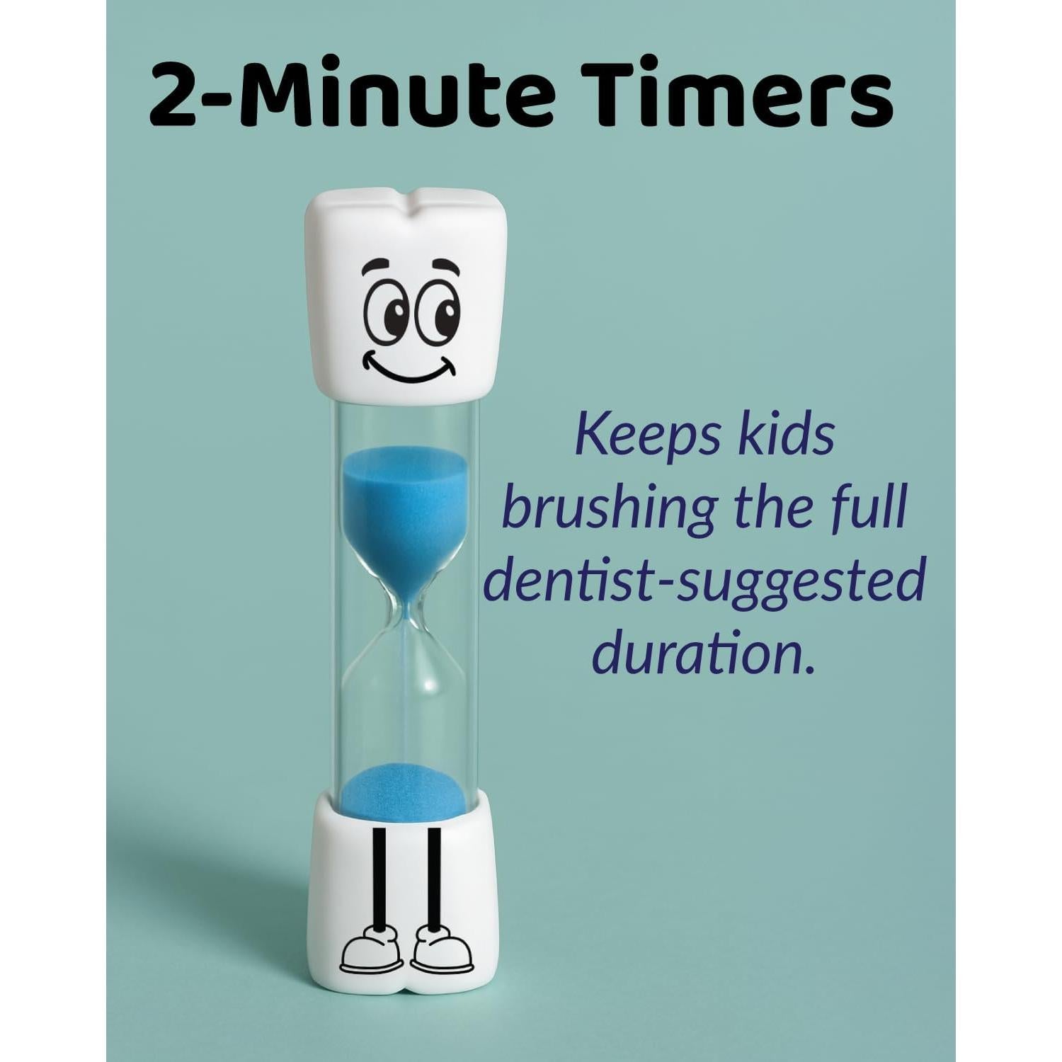 Temporizador de Arena para Cepillo de Dientes Jolly Otter 2 Min