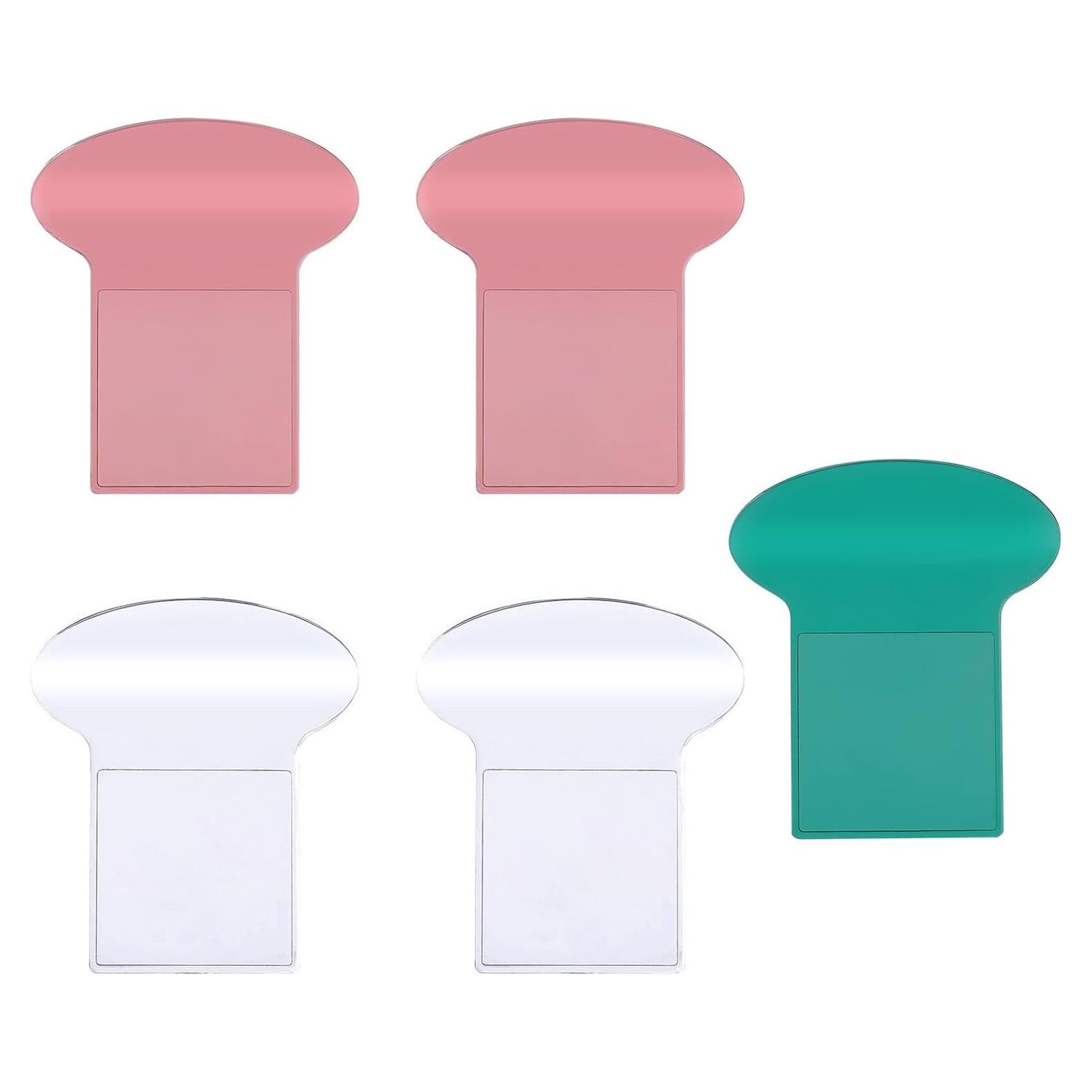 Elevadores de Asiento de Inodoro Transparentes CRZQXOUR 5PC