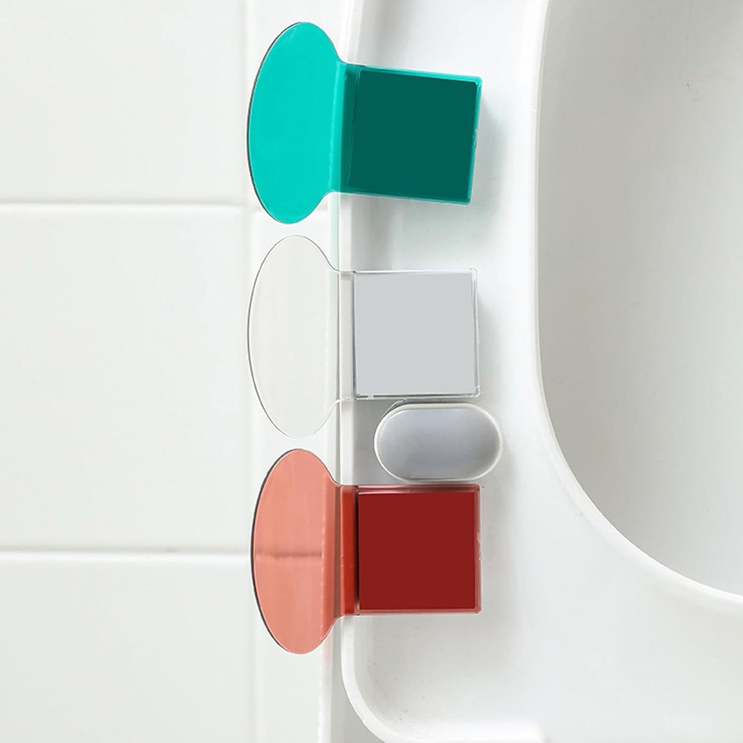 Elevadores de Asiento de Inodoro Transparentes CRZQXOUR 5PC