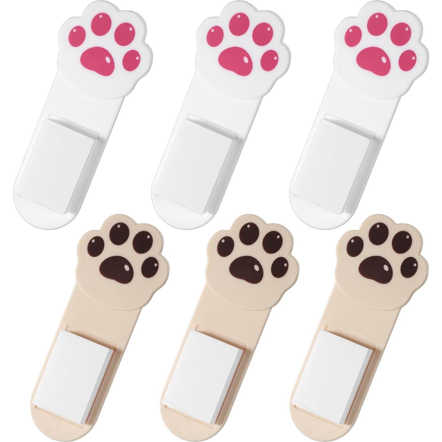 6 Elevadores de Tapa de Inodoro Patita de Gato Hpmjz Autoadhesivos