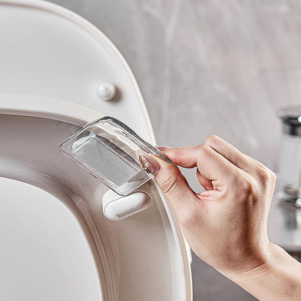 4 Mangos Elevadores de Asiento de Inodoro Comidox Transparentes